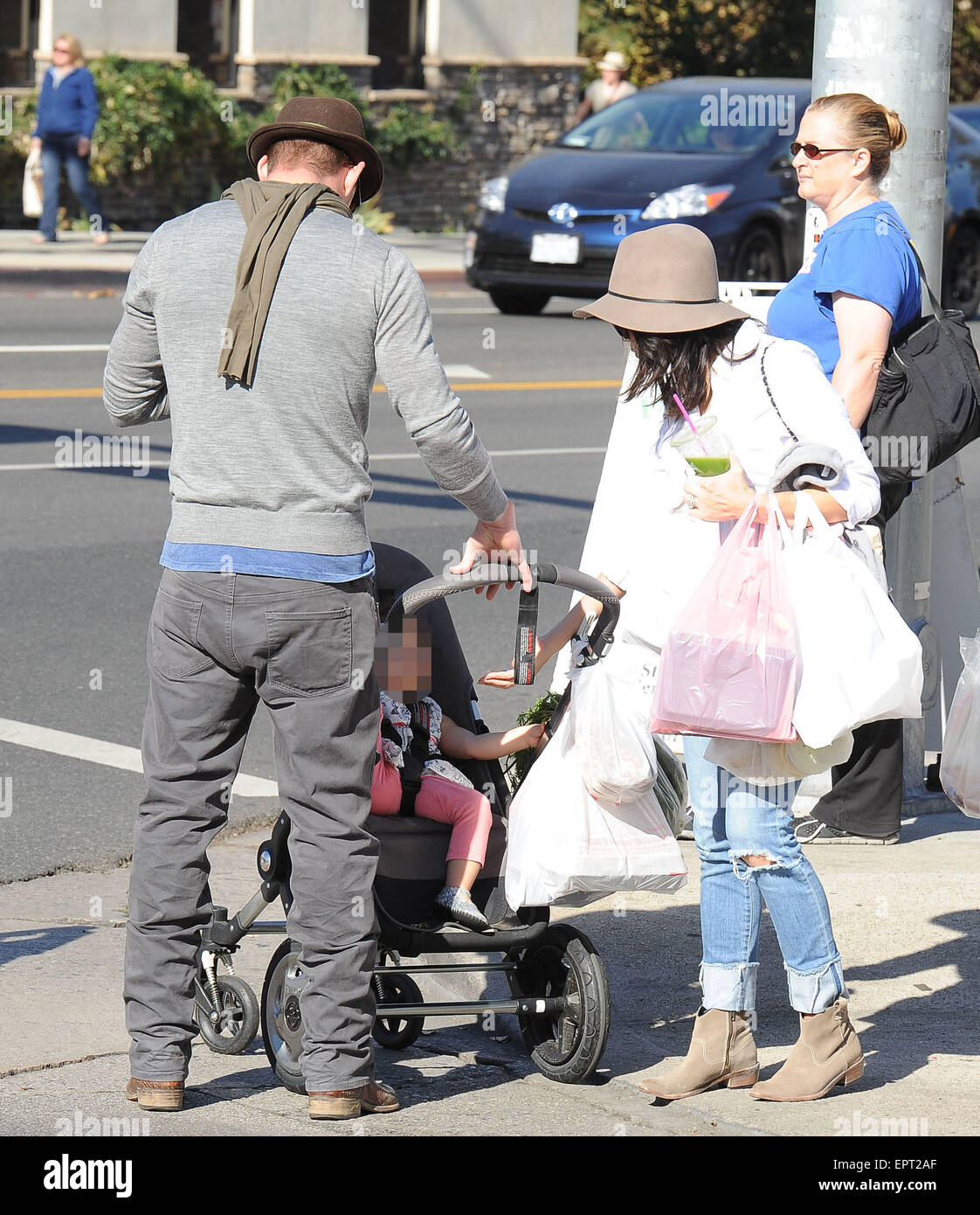 Channing Tatum and Jenna Dewan take their daughter, Everly to the