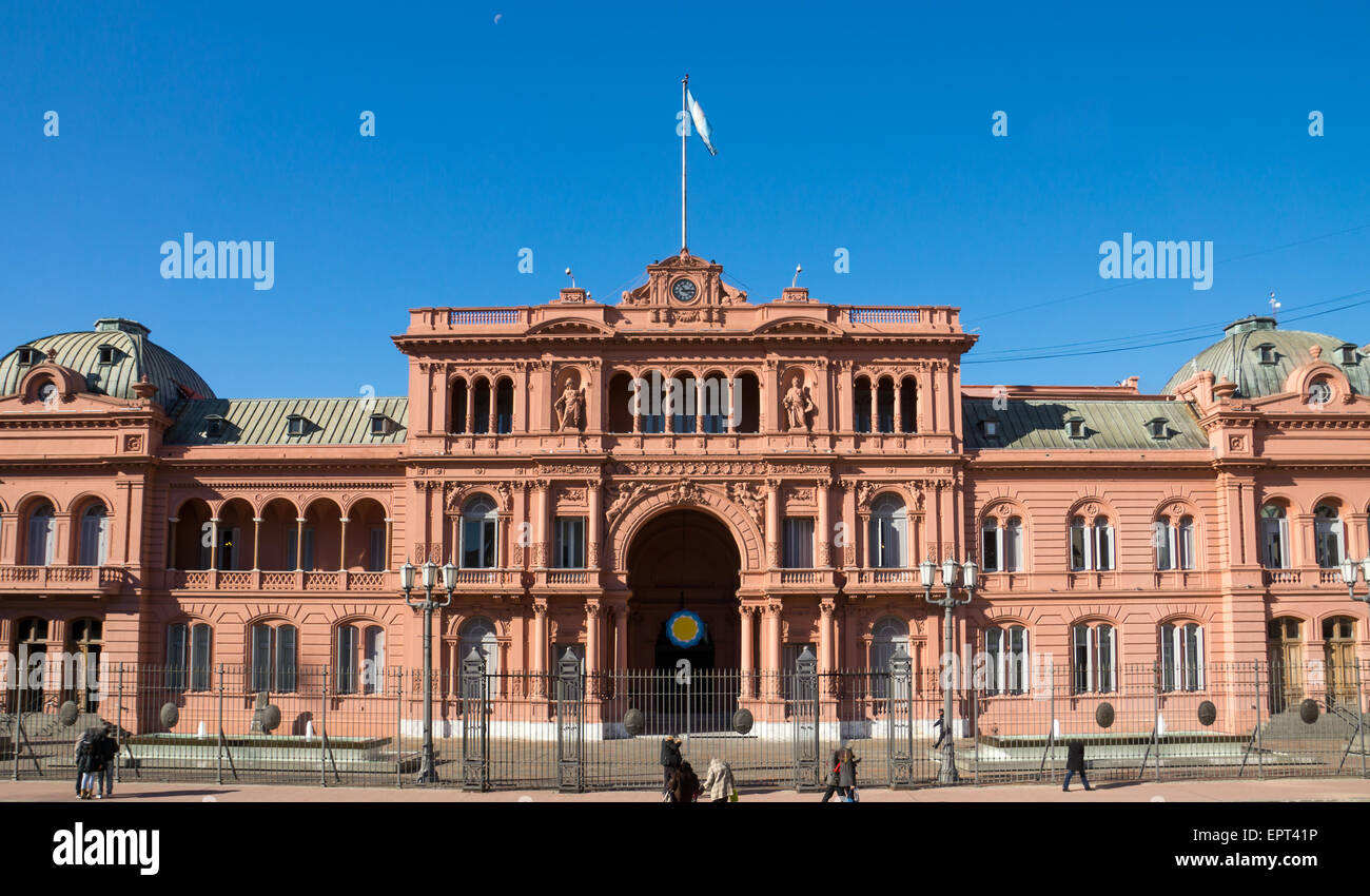 The famous Casa Rosada in Buenos Aires, Argentina Stock Photo