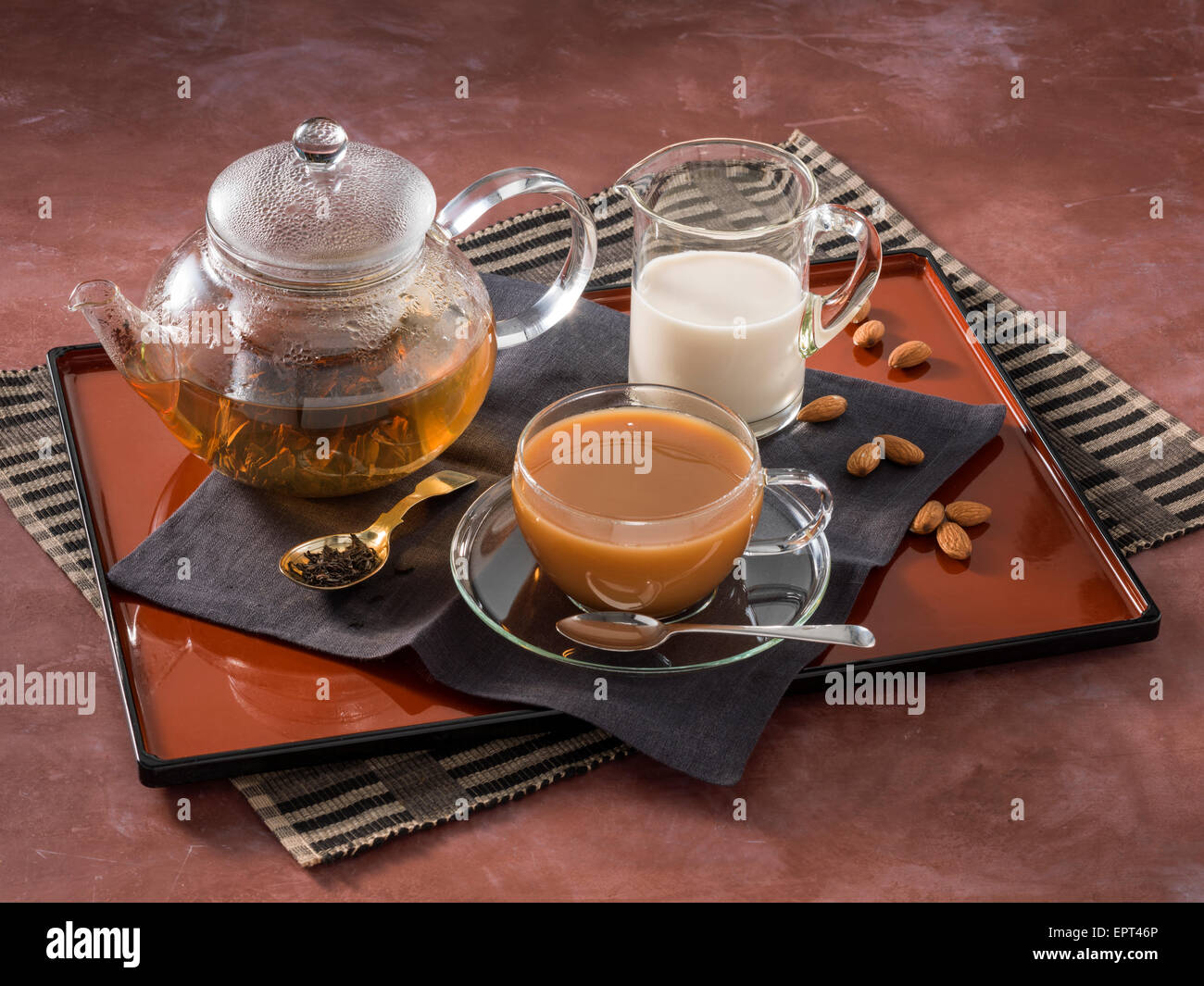 Sweet almond tea Stock Photo - Alamy