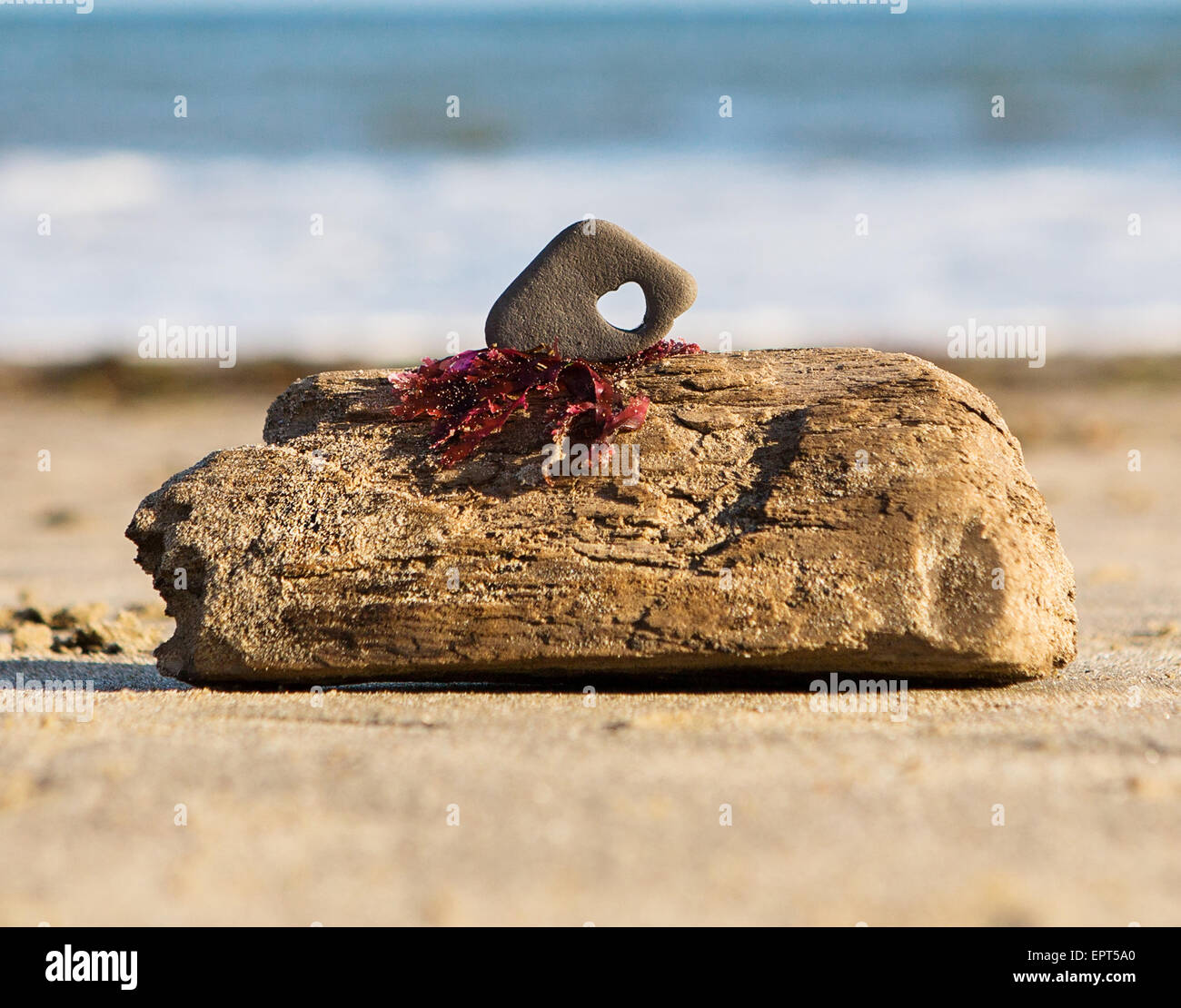 Love, the Beach Stock Photo