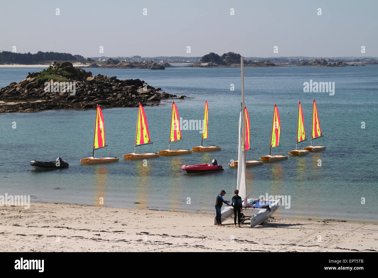 île de Batz near Roscoff ,Finistère ,Brittany ,France Stock Photo Alamy