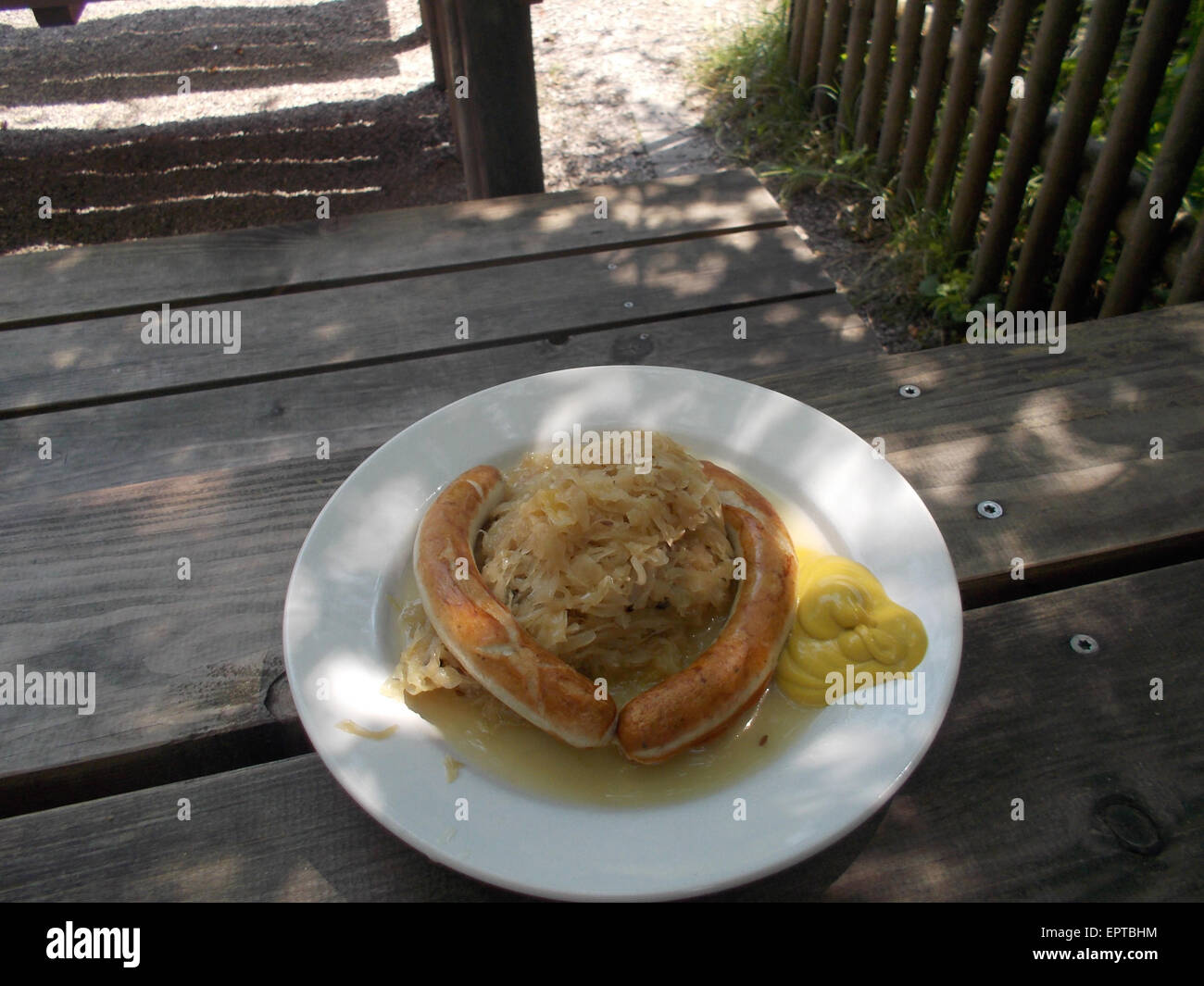 The typical german snack Stock Photo Alamy