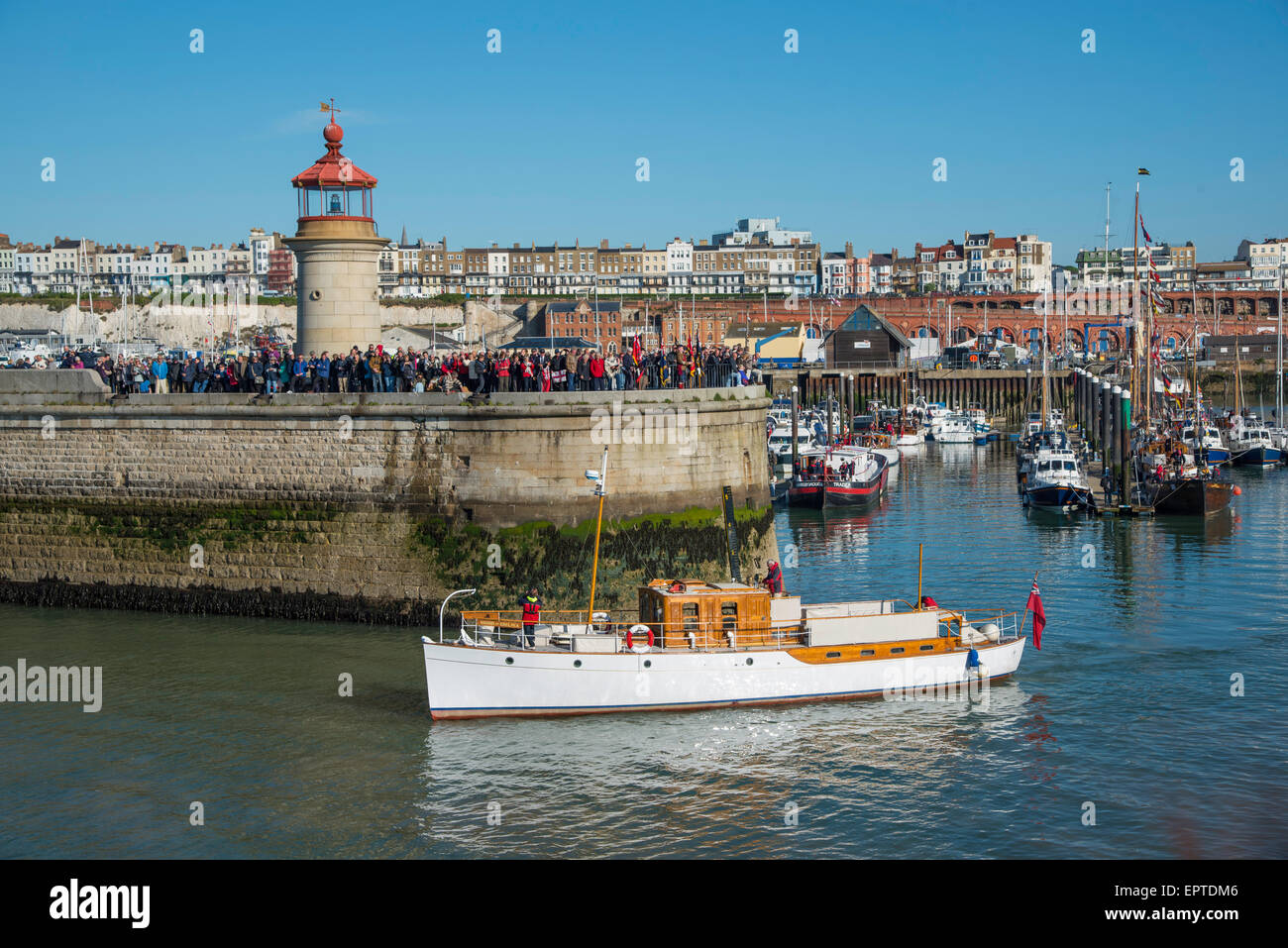 Ramsgate, Kent 21 May 2015. Motor Yacht and Dunkirk veteran, Sigrid of ...