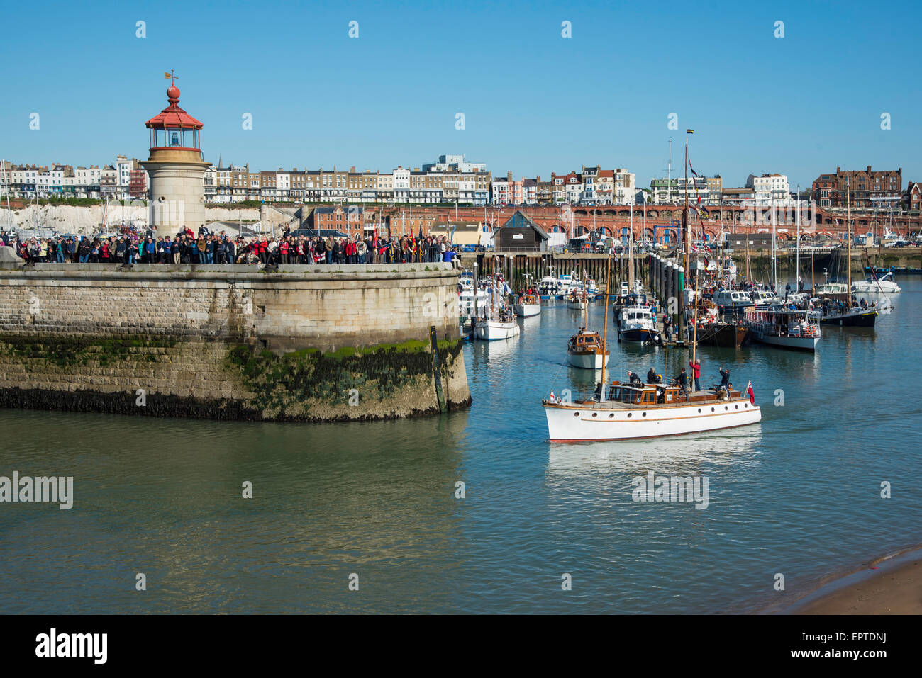 Ramsgate, Kent 21 May 2015. Motor Yacht and Dunkirk veteran, Gay ...