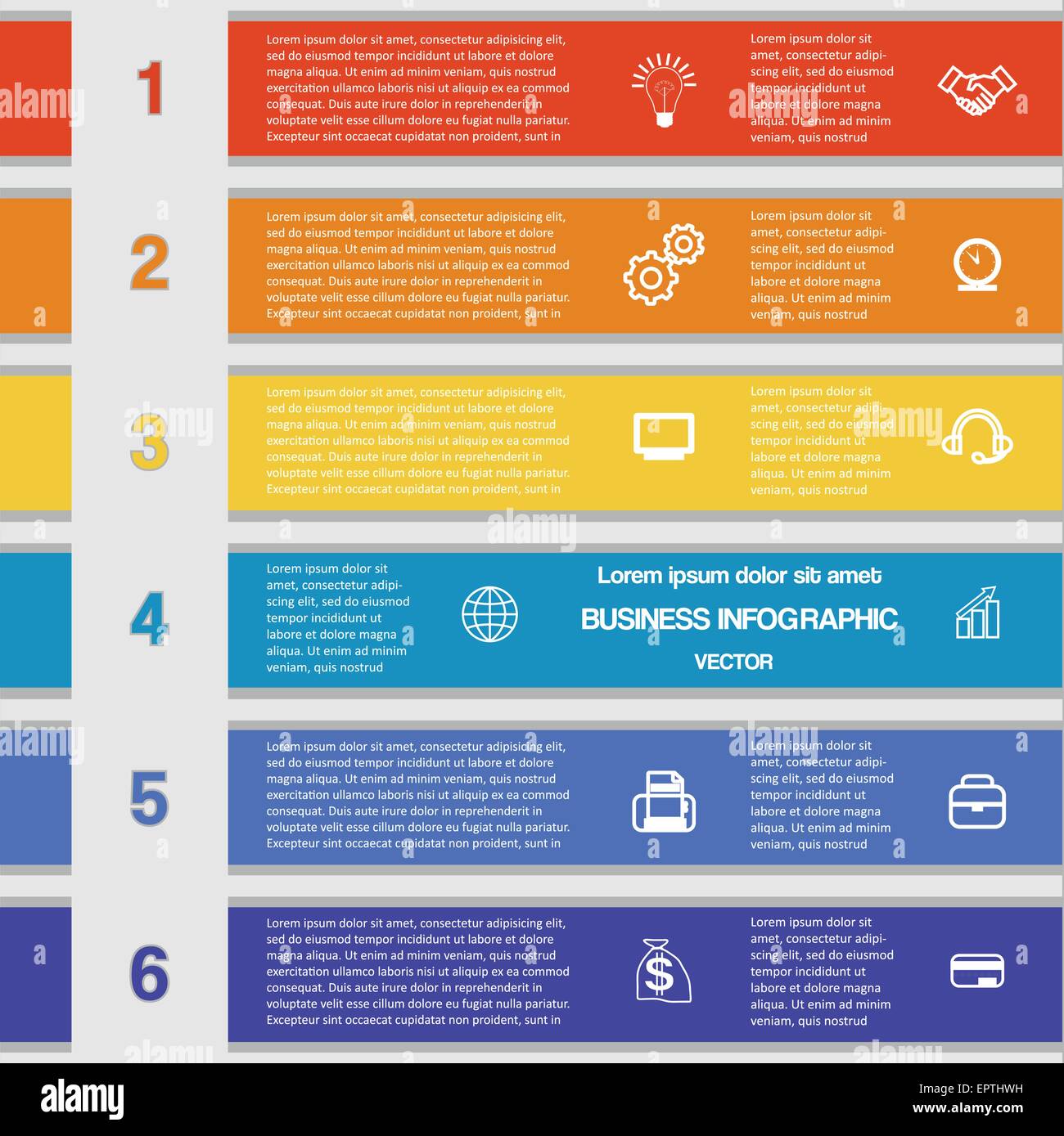 Vector illustration infographic for success business project and other ...