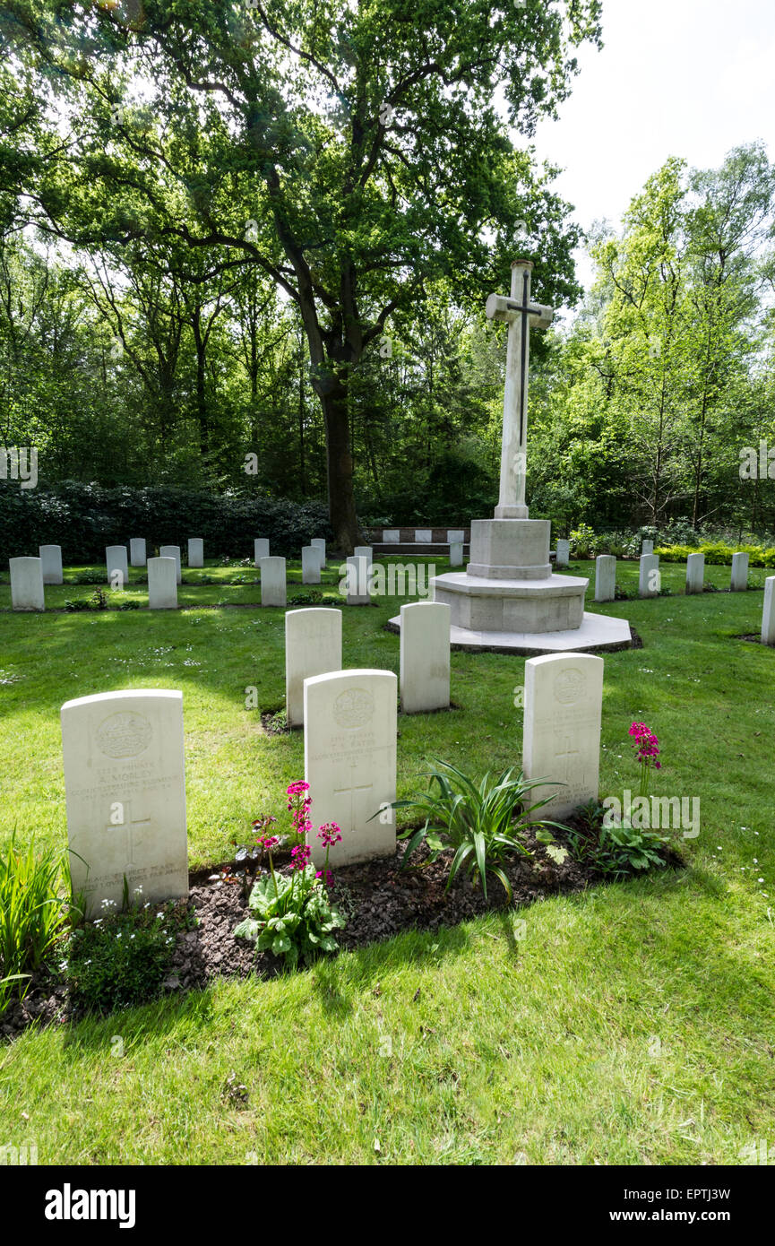 Ploegsteert Wood Military Cemetery Stock Photo