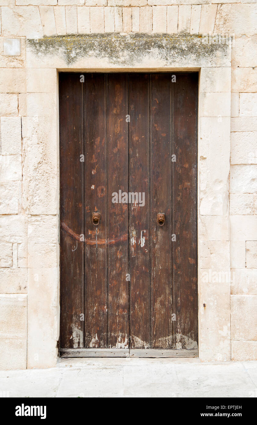 Wood wooden door hi-res stock photography and images - Alamy