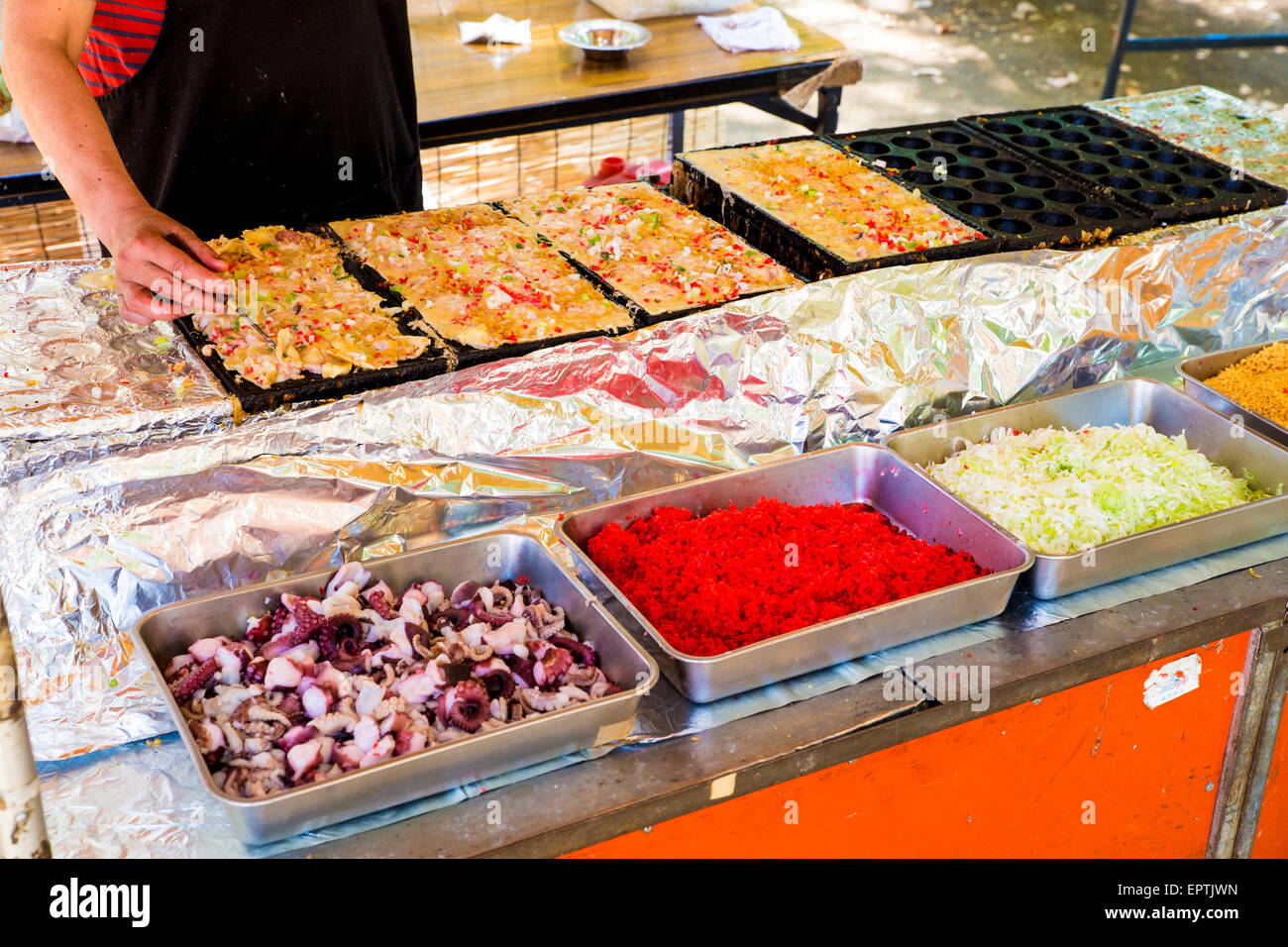 Japanese street food (a big part of Japanese culture Stock Photo - Alamy