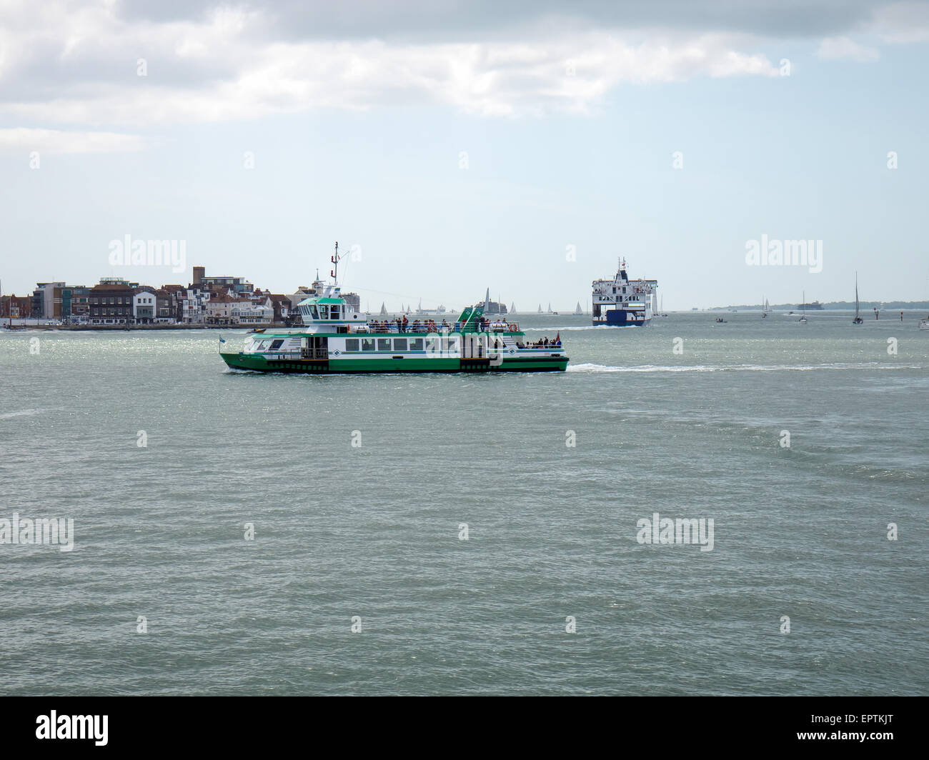 Entrance portsmouth harbour gosport ferry hires stock photography and