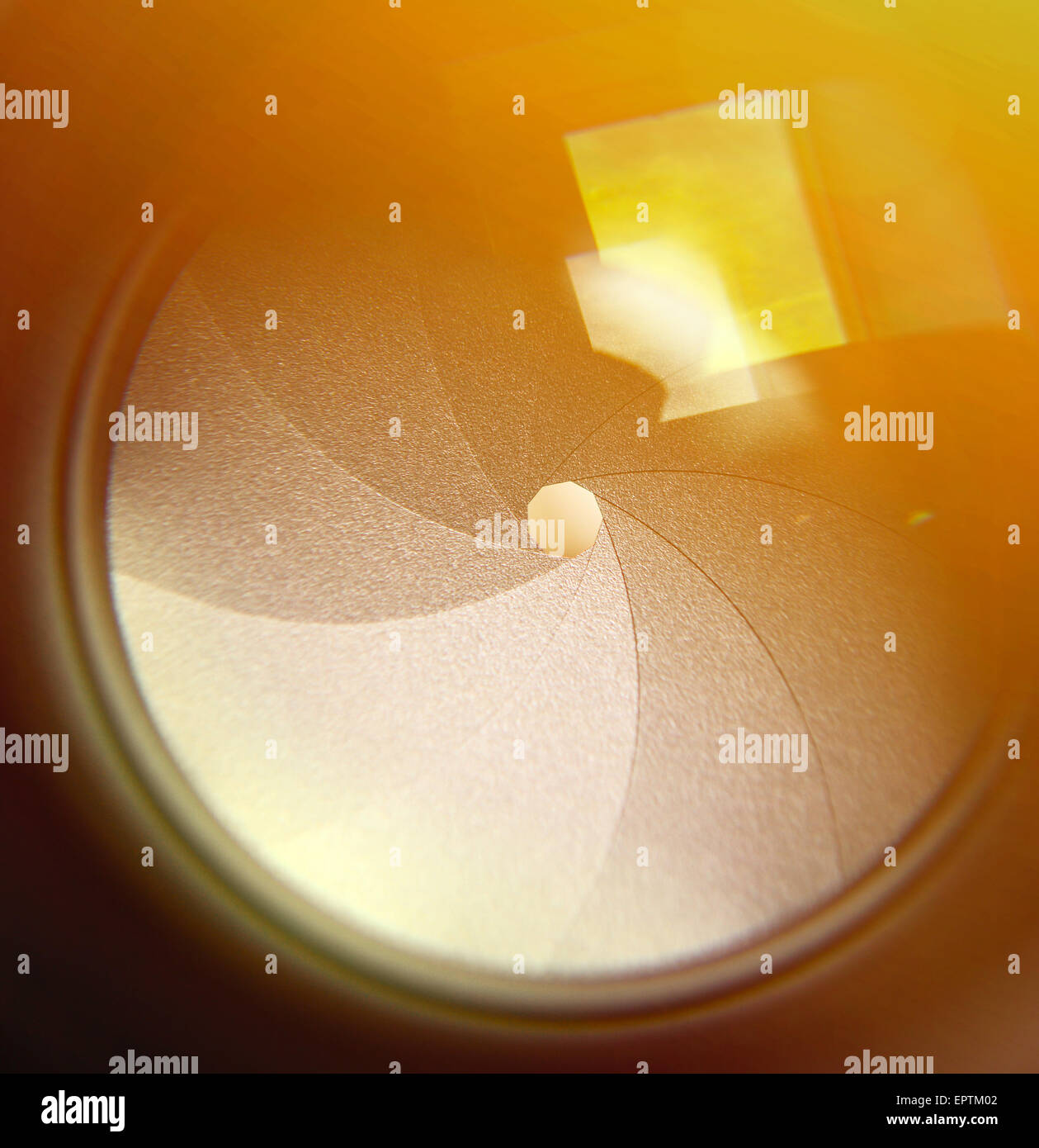 Diaphragm of a camera lens aperture macro shot Stock Photo Alamy