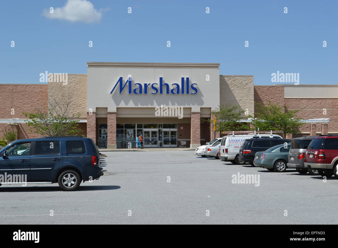 A Marshalls Store located in Hendersonville, North Carolina, USA Stock Photo