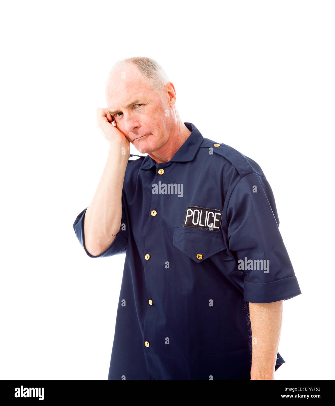 senior caucasian man isolated on a white background Stock Photo - Alamy