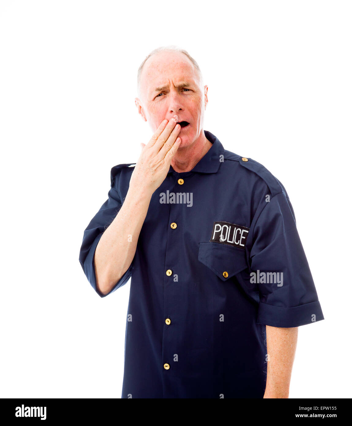senior caucasian man isolated on a white background Stock Photo - Alamy