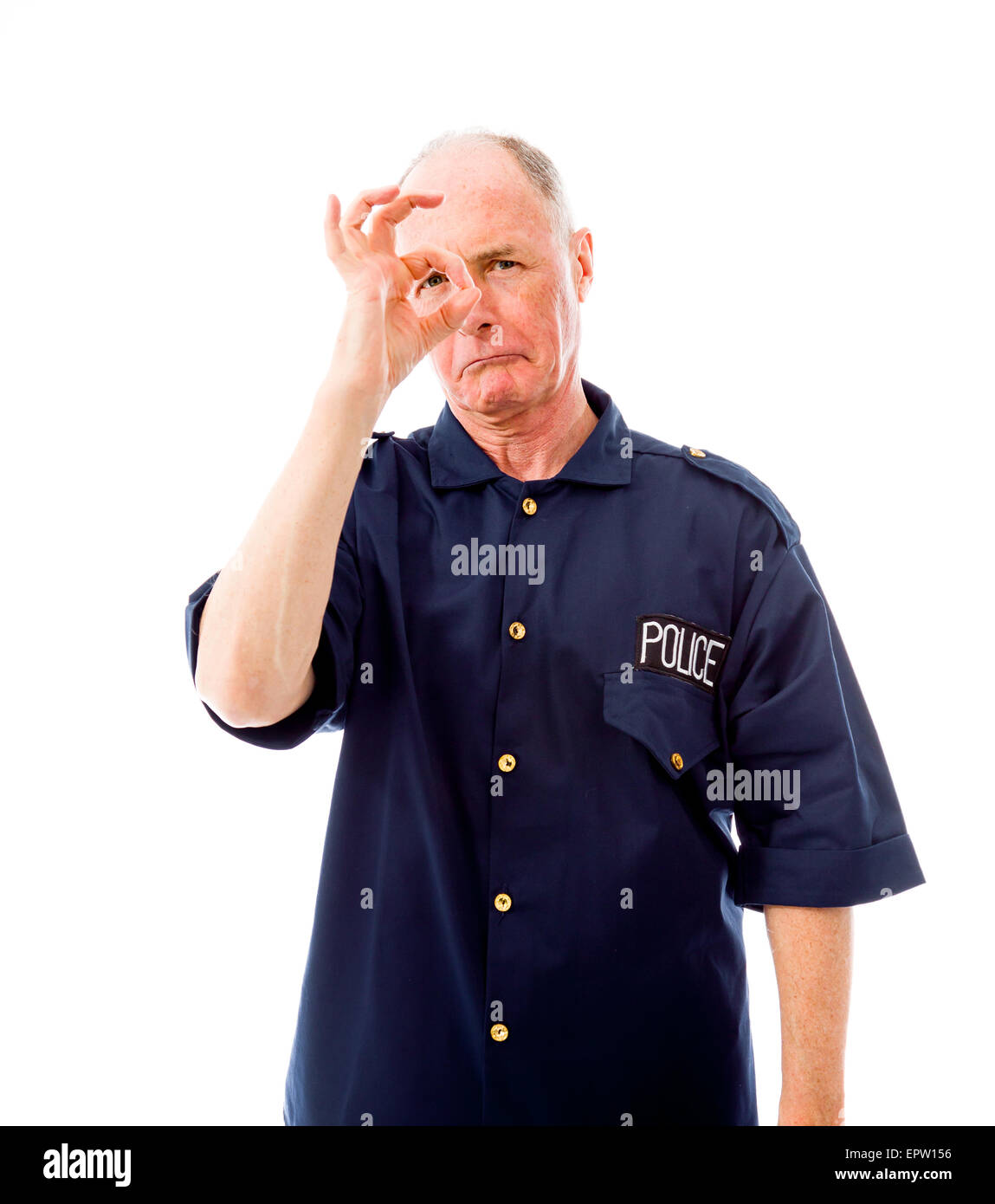 senior caucasian man isolated on a white background Stock Photo - Alamy