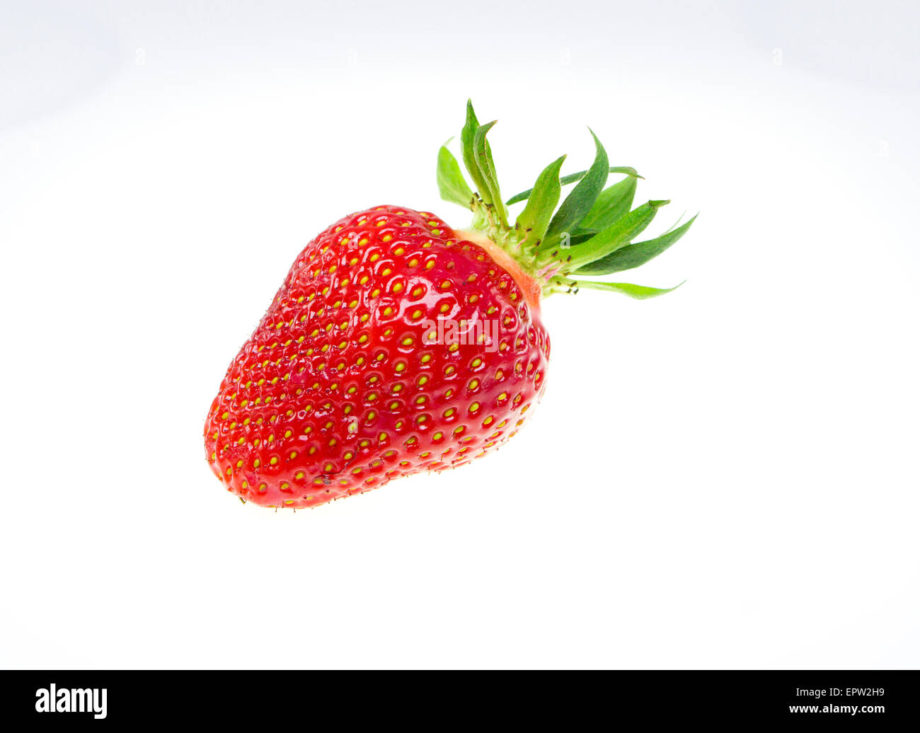 Strawberry isolated on white background Stock Photo - Alamy