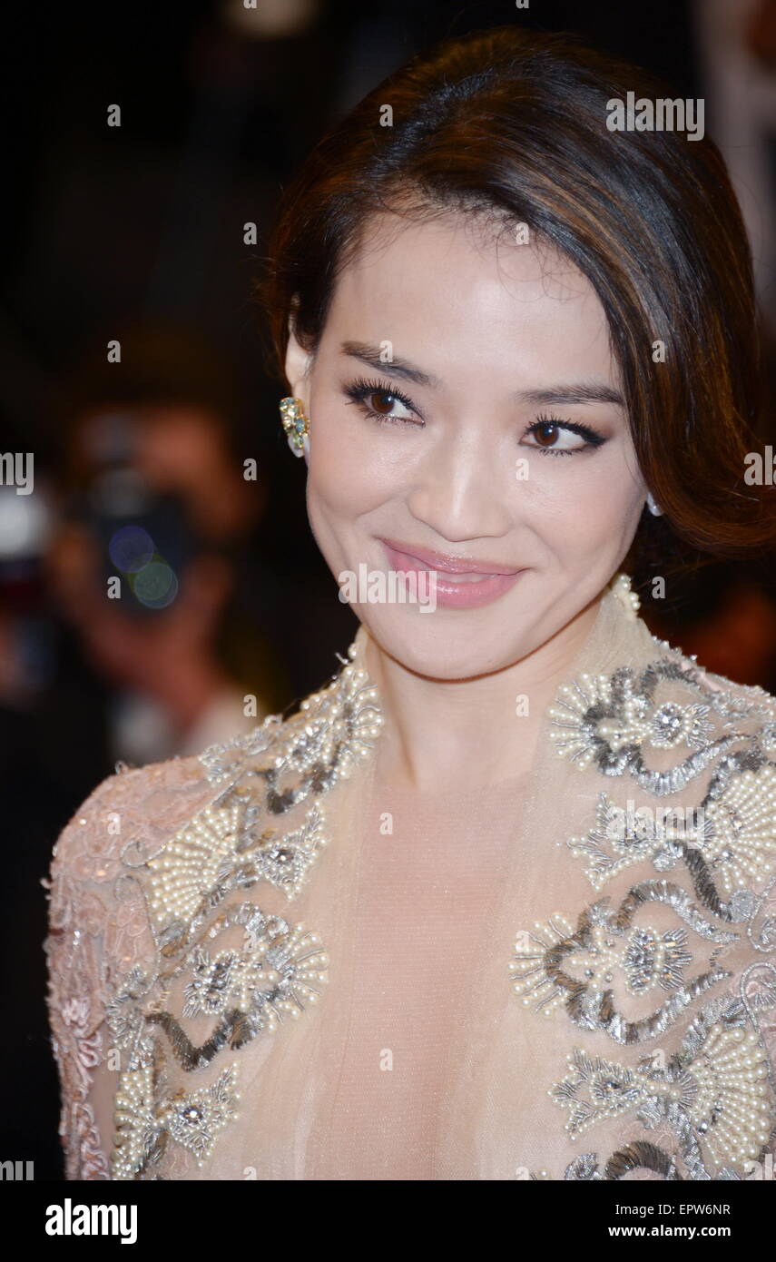 Cannes, France. 14th May, 2015. CANNES, FRANCE - MAY 21: Shu Qi attends the 'Nie Yinniang' ('The Assassin') Premiere during the 68th annual Cannes Film Festival on May 21, 2015 in Cannes, France. © Frederick Injimbert/ZUMA Wire/Alamy Live News Stock Photo