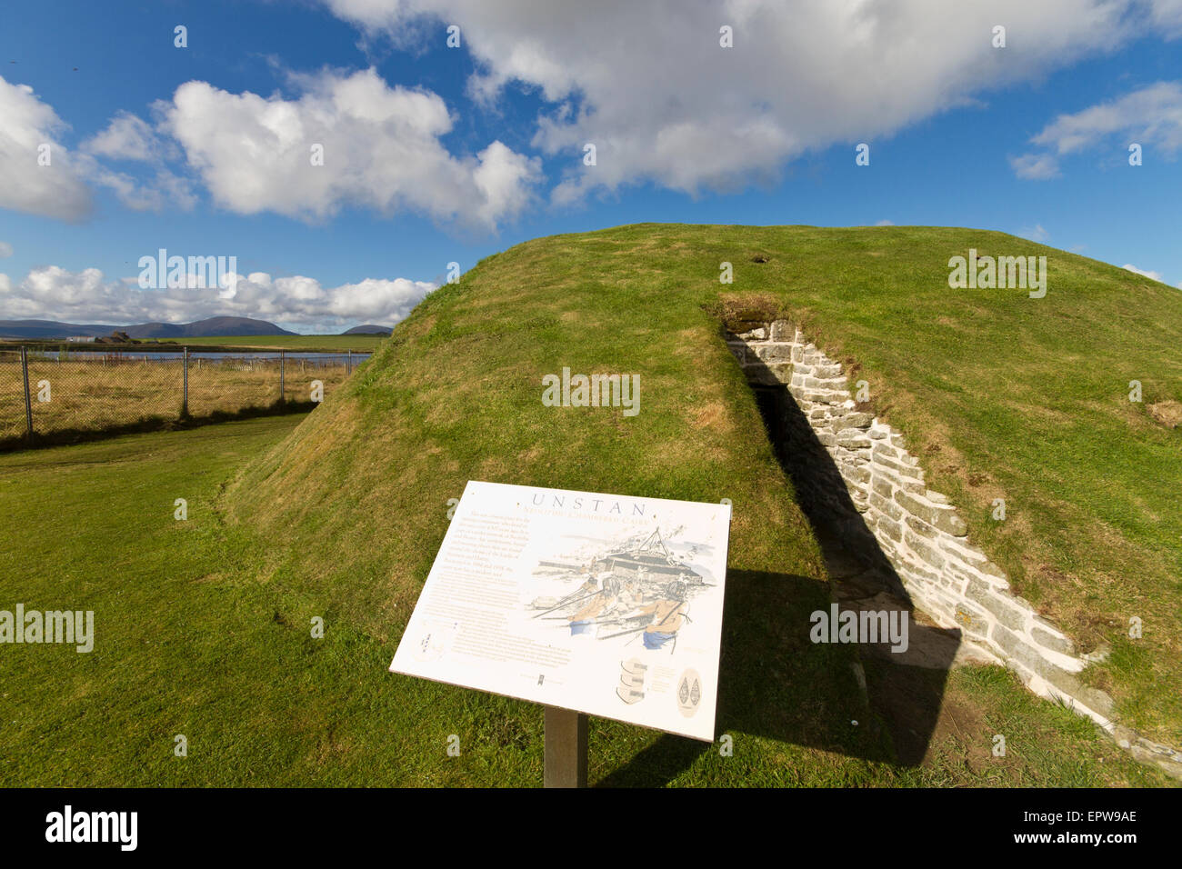 Unstan Cairn, Orkney Isles Stock Photo