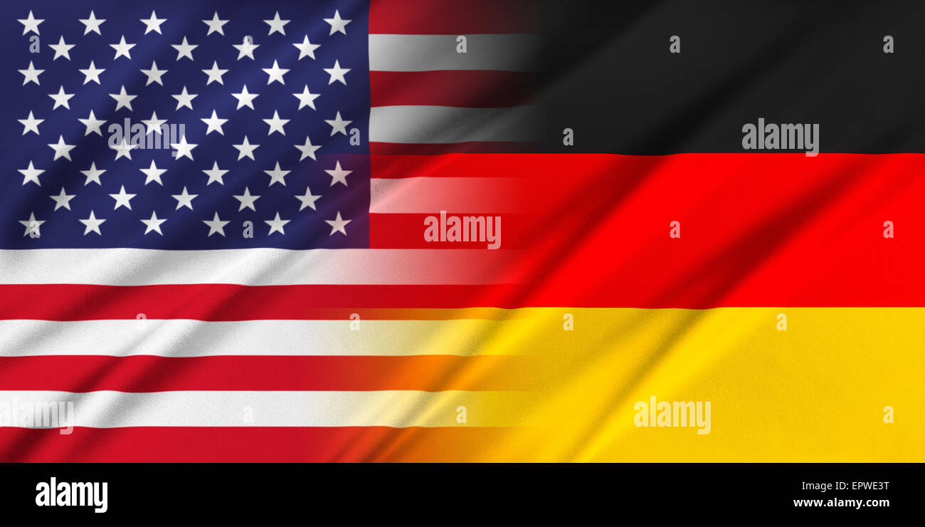 USA and Germany. Stock Photo