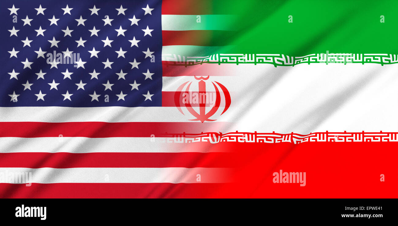 USA and Iran Stock Photo - Alamy