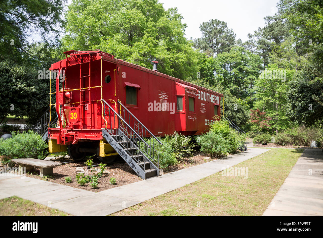 Class Of 1939 Caboose Garden South Carolina Botanical Gardens