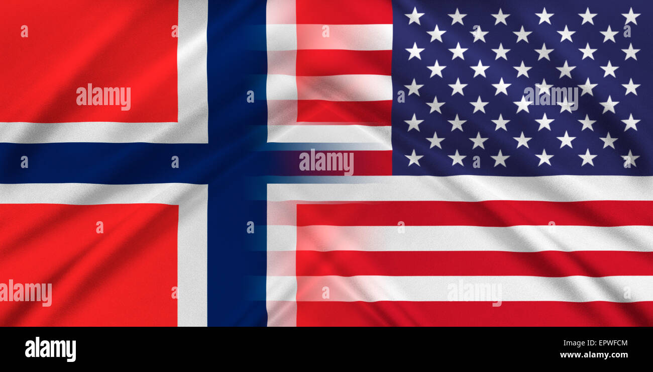 USA and Norway Stock Photo - Alamy