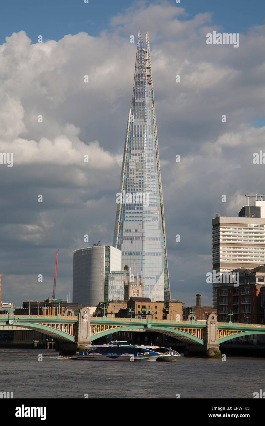 The Shard and River Thames in Central London Stock Photo Alamy
