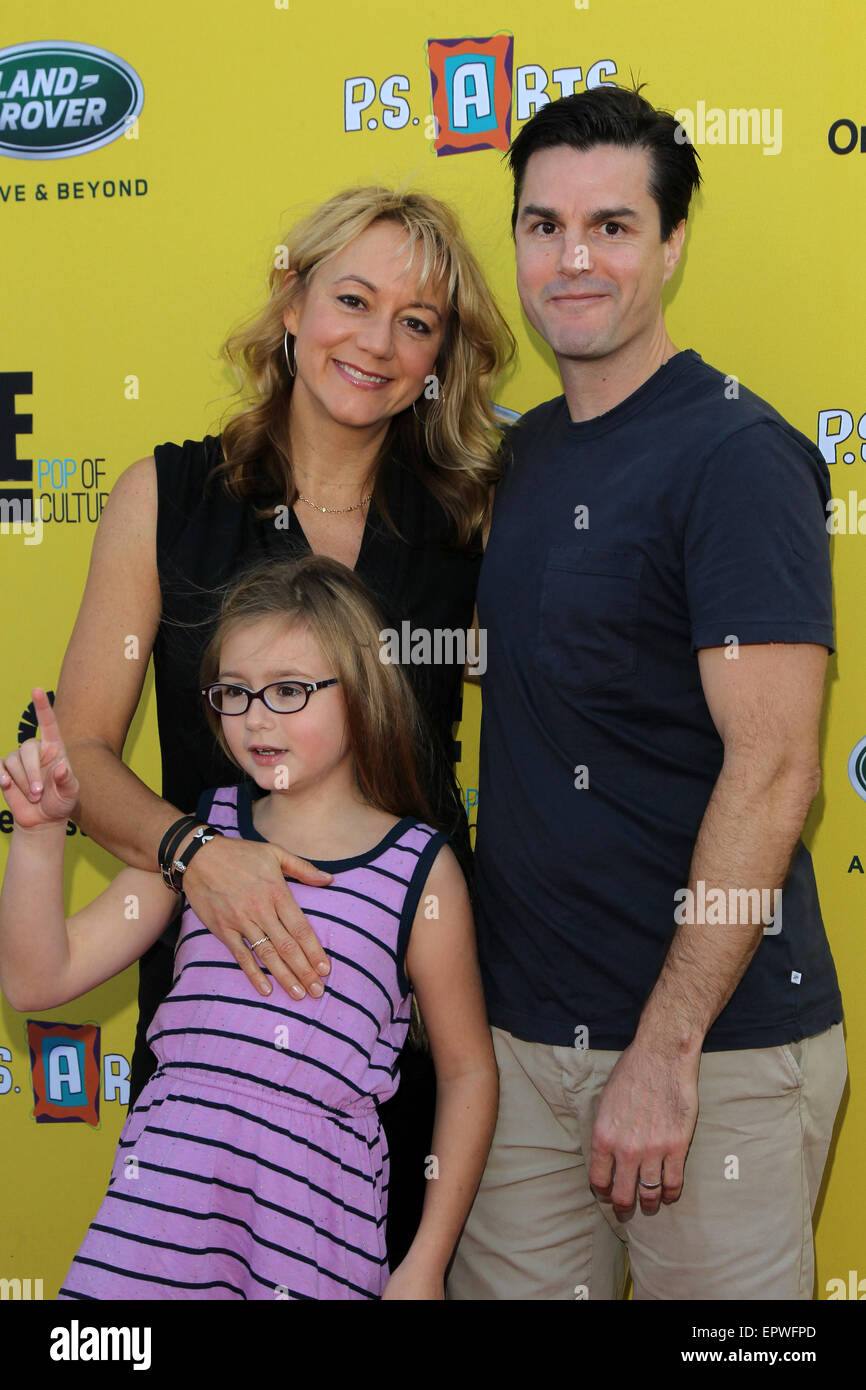 P.S. ARTS Express Yourself Event 2014 held at Barker Hangar - Arrivals  Featuring: Megyn Price,Grace Price,Edward Cotner Where: Santa Monica,  California, United States When: 16 Nov 2014 Credit: FayesVision/WENN.com  Stock Photo -