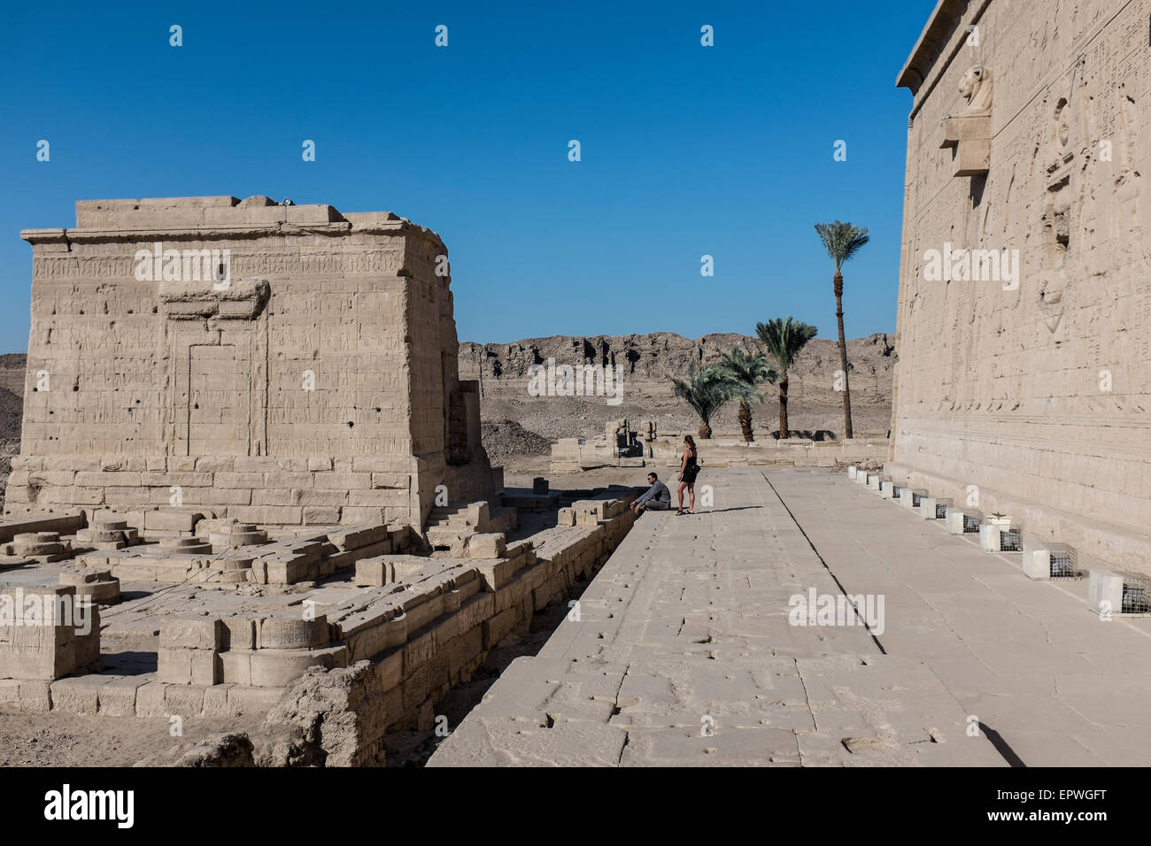 Dendera temple cleopatra hi-res stock photography and images - Alamy