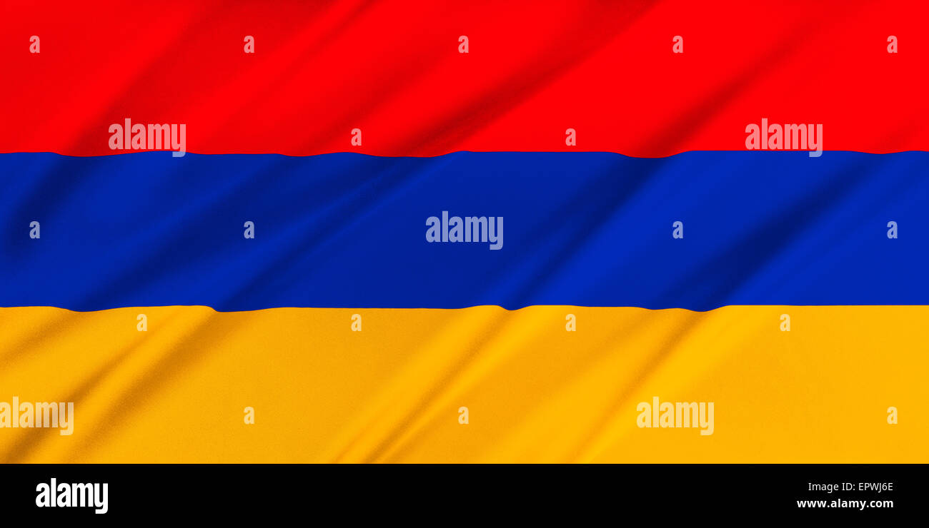 Flag of Armenia Stock Photo Alamy