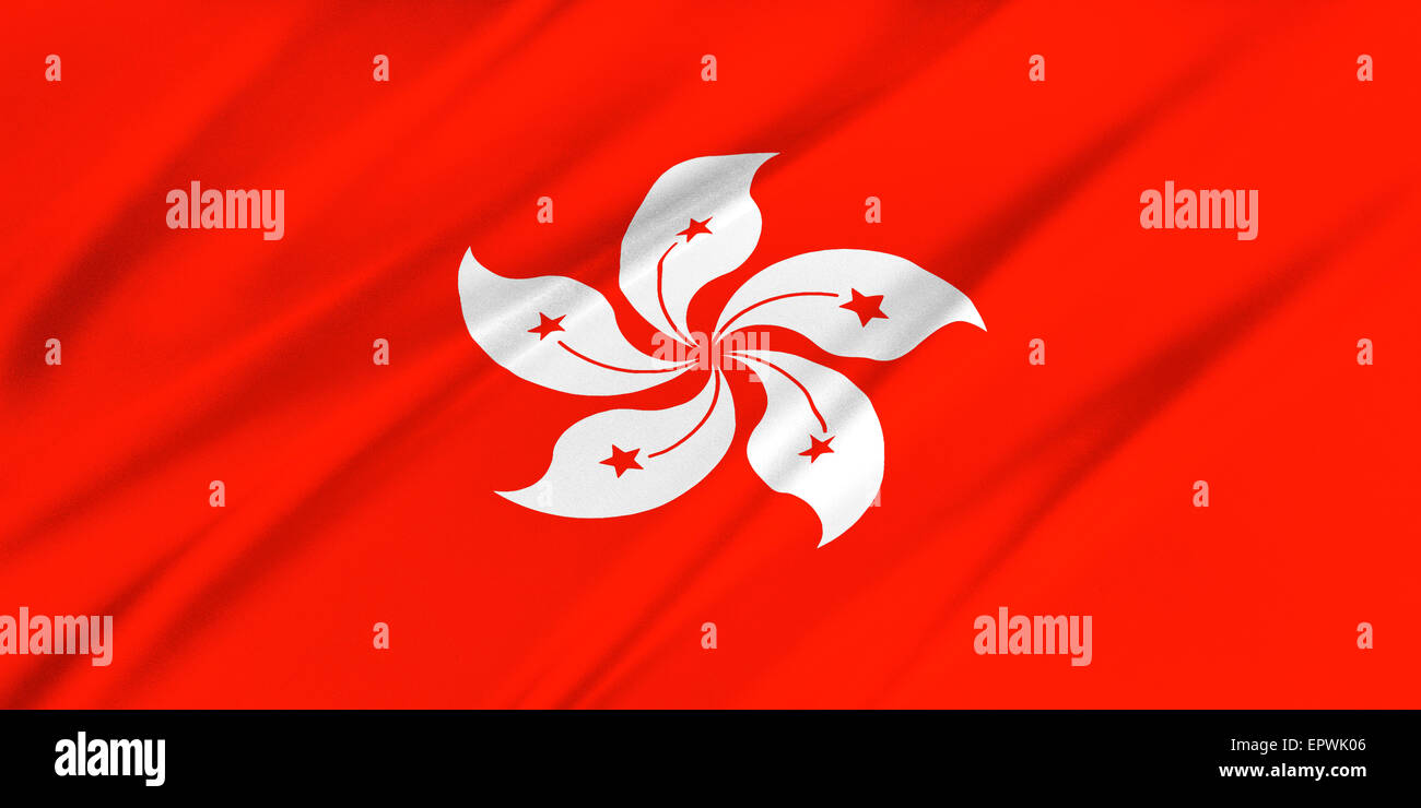 Flag of Hong Kong Stock Photo Alamy