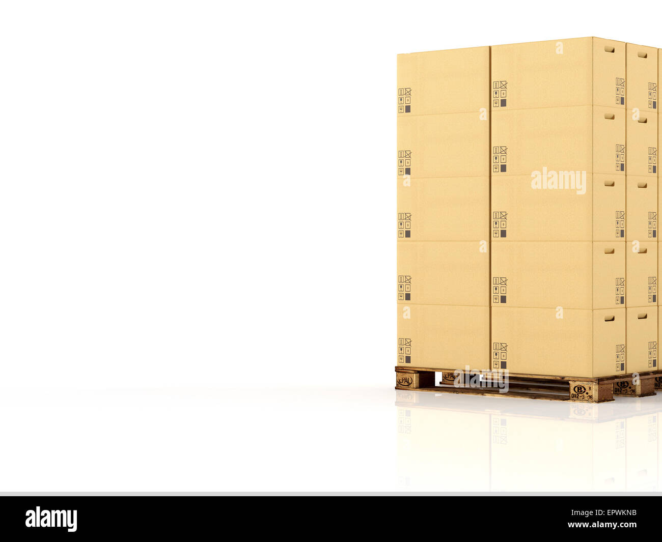 Shipping palette boxes hi-res stock photography and images - Alamy