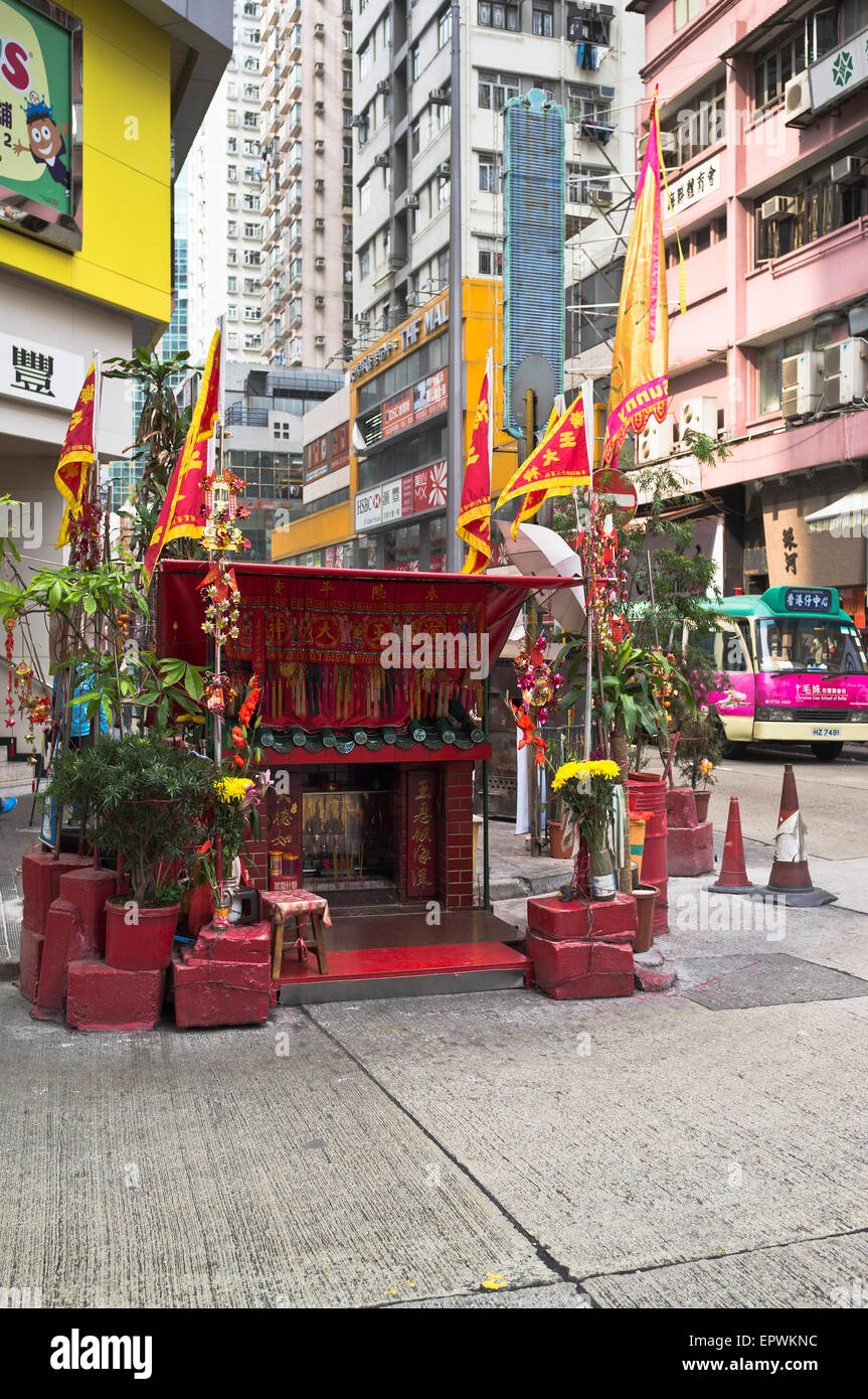 dh Tin Hau shrines ABERDEEN HONG KONG Street shrine china city Stock Photo