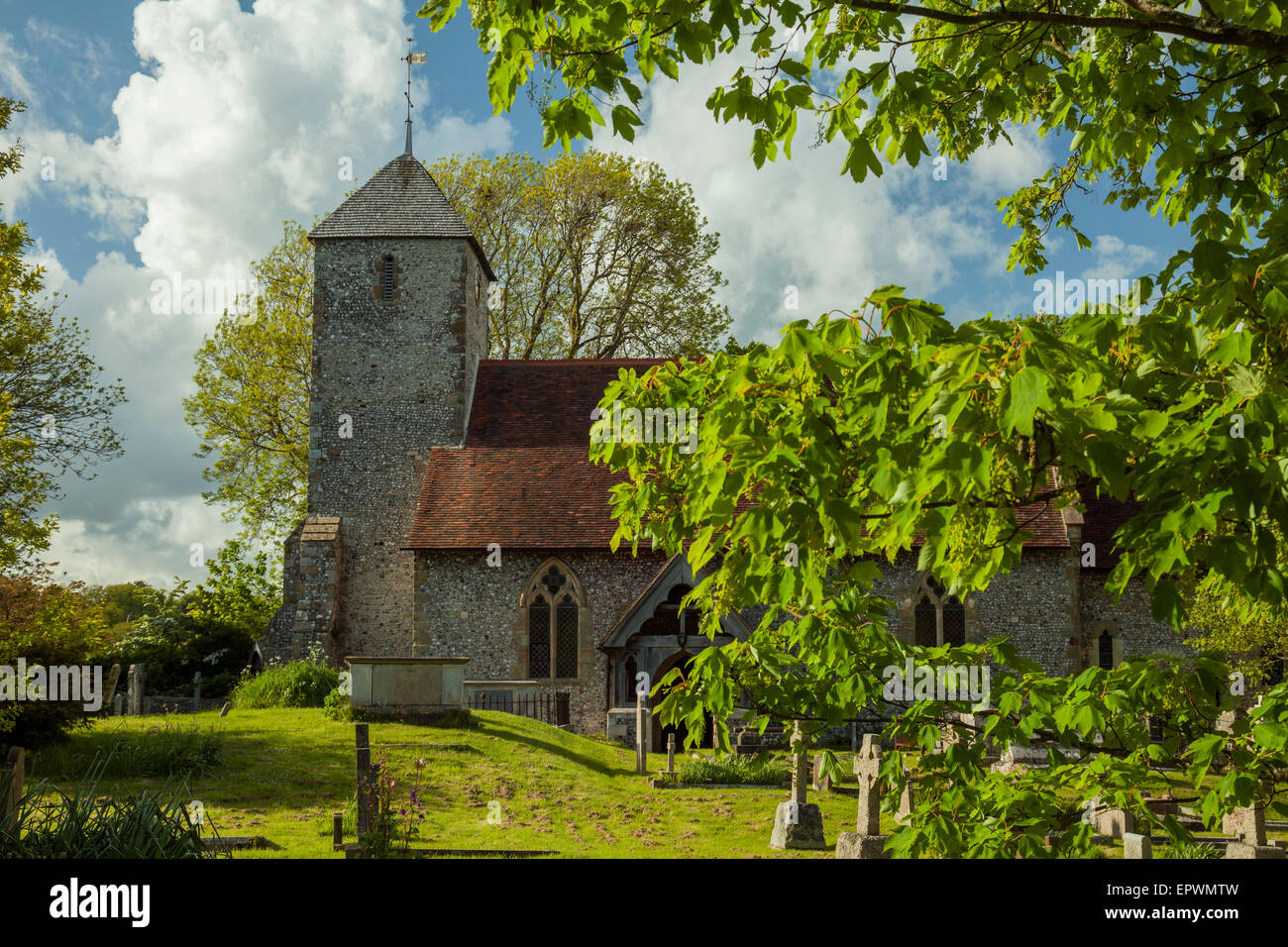 Spring afternoon in Kingston near Lewes, England Stock Photo Alamy
