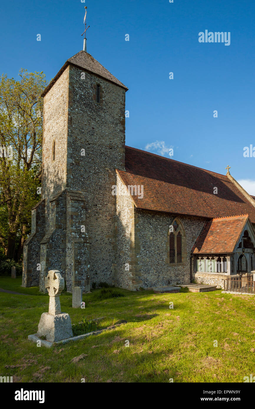 Spring afternoon in Kingston near Lewes, East Sussex, England Stock