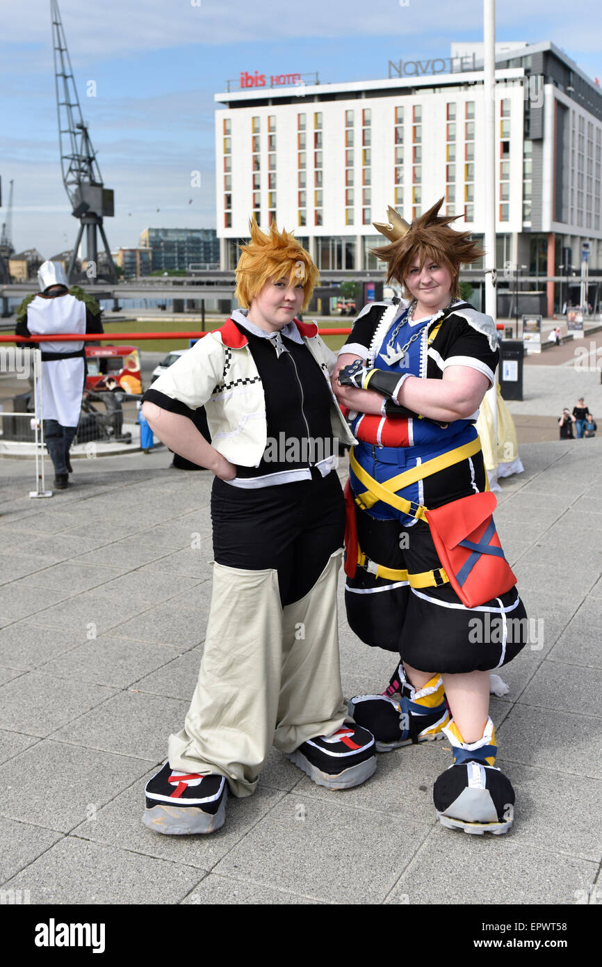 Excel Centre, London, UK. 22nd May, 2015.  The MCM London Comic Con is one of Europe’s largest multi-genre fan conventions.  Held in London twice yearly it is a magnet for cosplay and sci-fi fans from all over the UK.  Credit:  Gordon Scammell/Alamy Live News Stock Photo