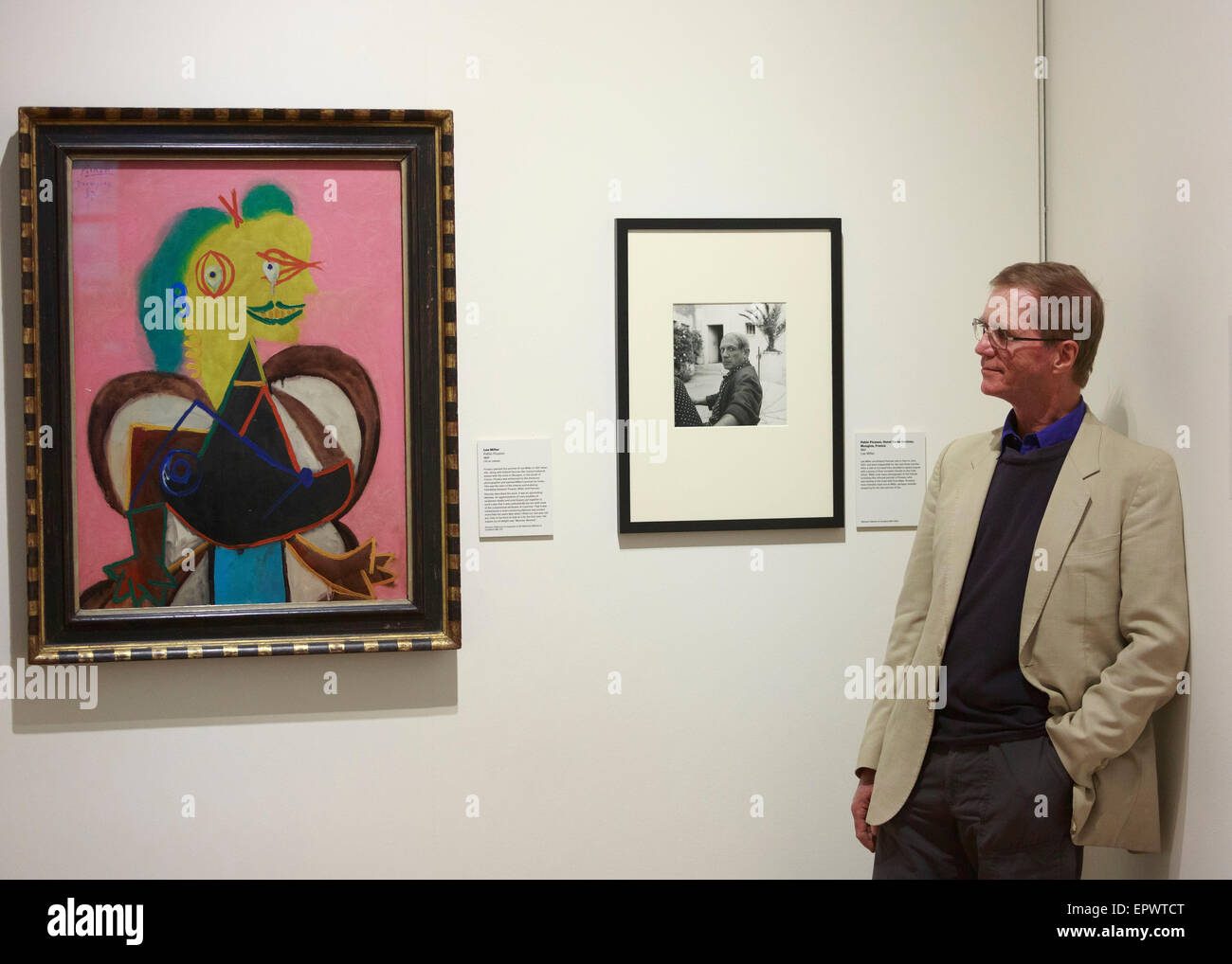 Edinburgh, UK. 21st May, 2015. Lee Miller and Picasso display an exhibition in Scottish National Portrait Gallery from 23 May until 6 September 2015. Pictured Lee Miller. Credit:  Pako Mera/Alamy Live News Stock Photo