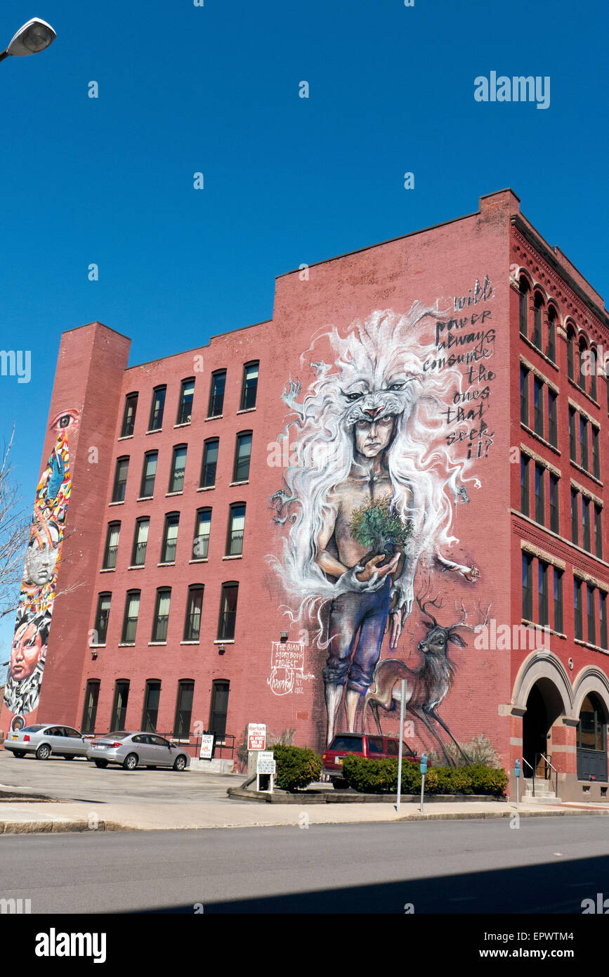 Urban art in Rochester NY USA Stock Photo Alamy