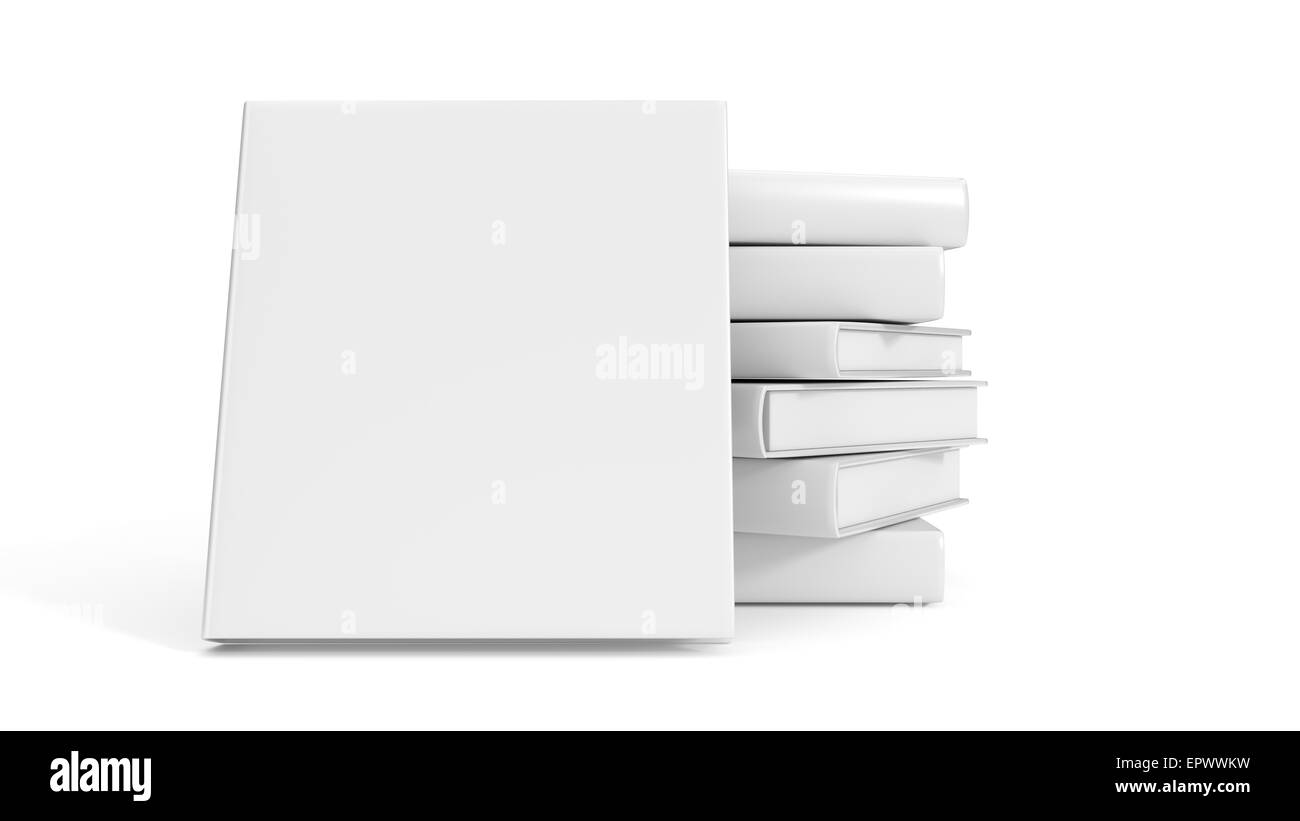 Black stack of books isolated on white background Stock Photo - Alamy
