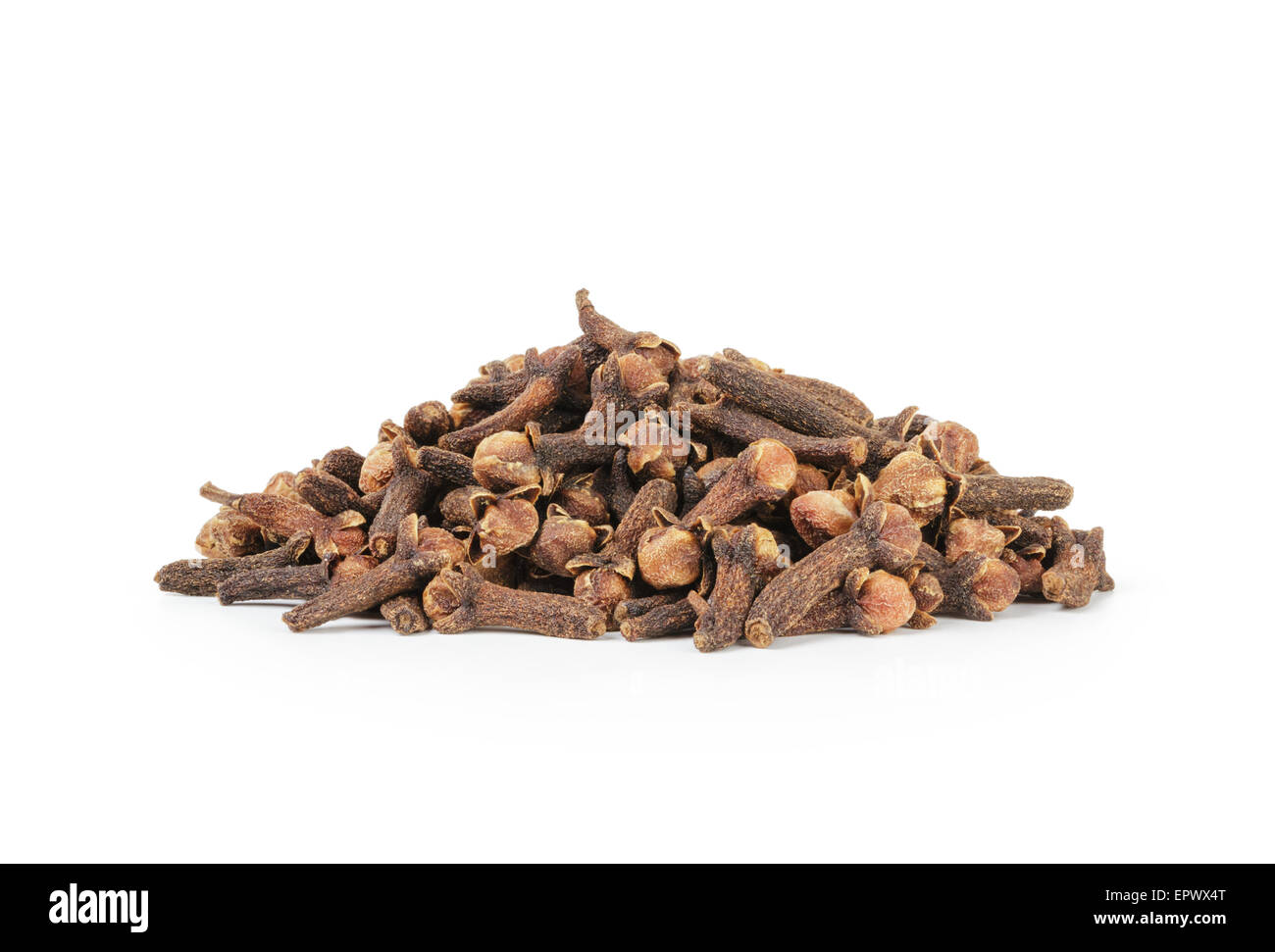 heap of dry cloves spice isolated on a white Stock Photo Alamy