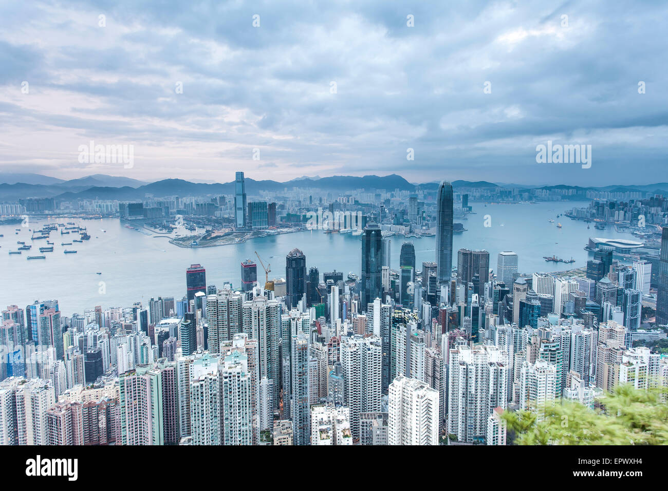 Hong Kong morning Stock Photo - Alamy
