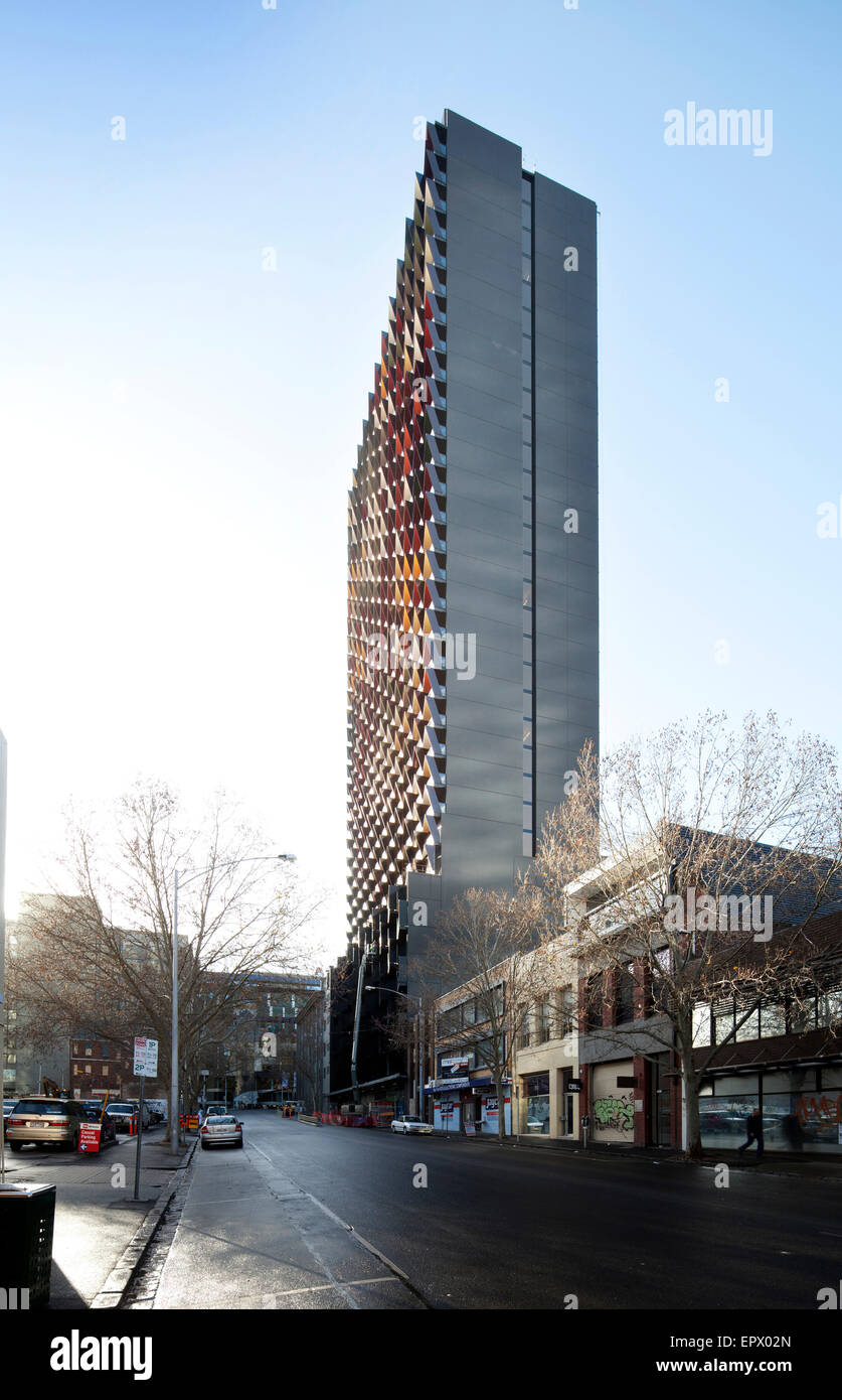 A'Beckett Tower, residential apartment building, Melbourne, Australia Stock Photo