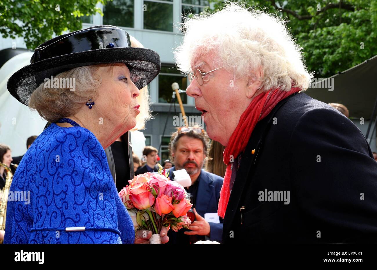 Amsterdam, 22-05-2015 HRH Princess Beatrix and Rudi Fuchs, Curator ...