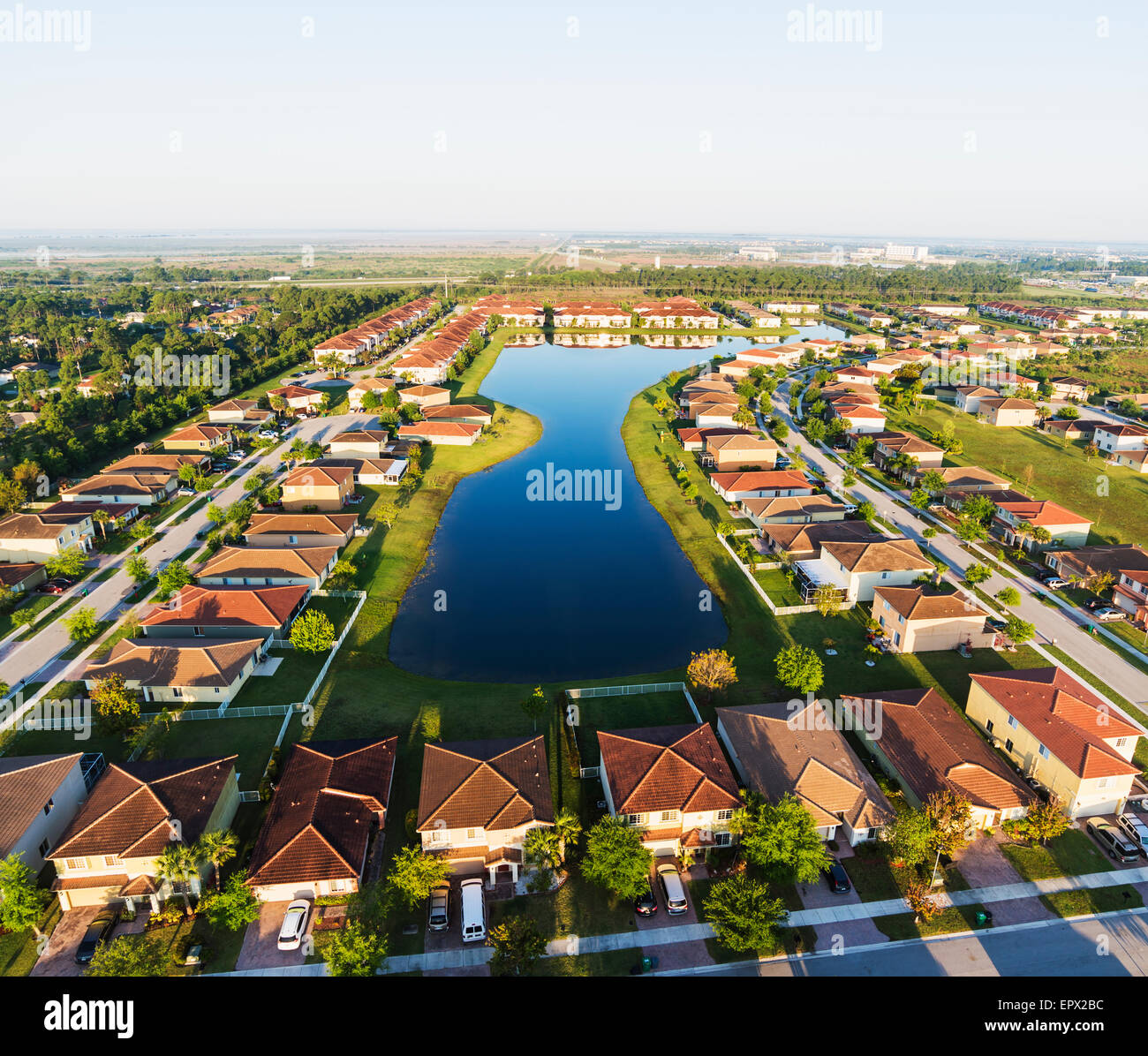 USA, Florida, Stuart, Aerial view of suburbs Stock Photo 82936544 Alamy