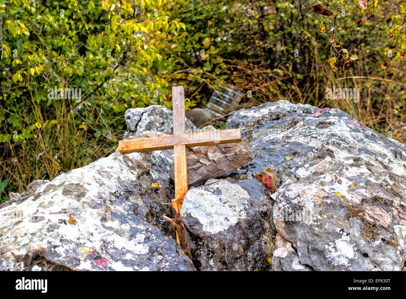 the Krizevac Mountain in Medjugorje in Bosnia ed Erzegovina: a Cross