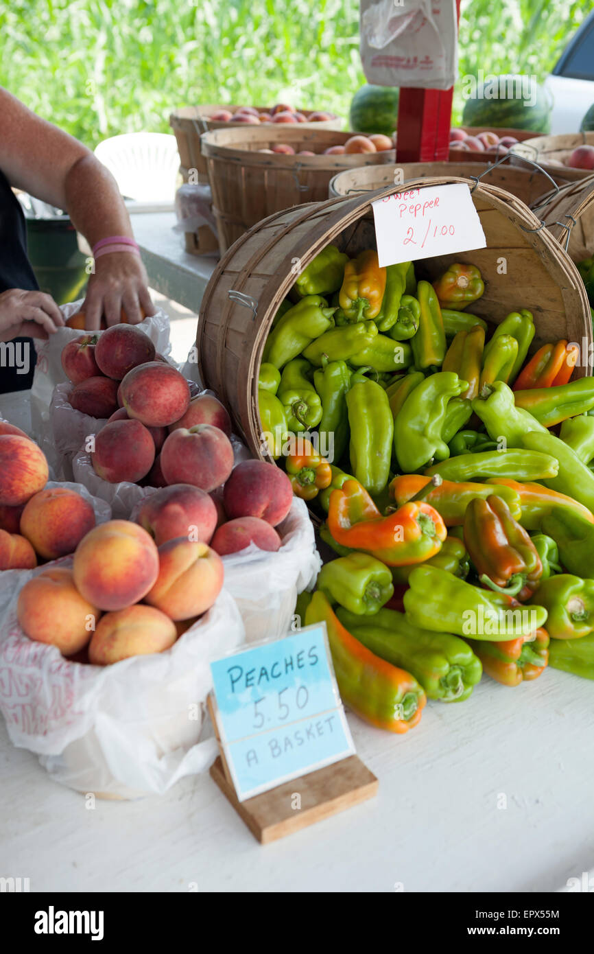 Farmers Market Fresh Produce Stock Photo Alamy