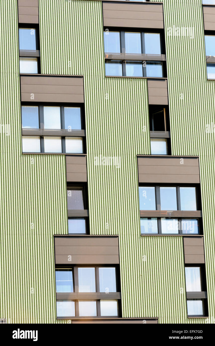 Ville Verdi apartment block, Simmering, Vienna, Austria Stock Photo