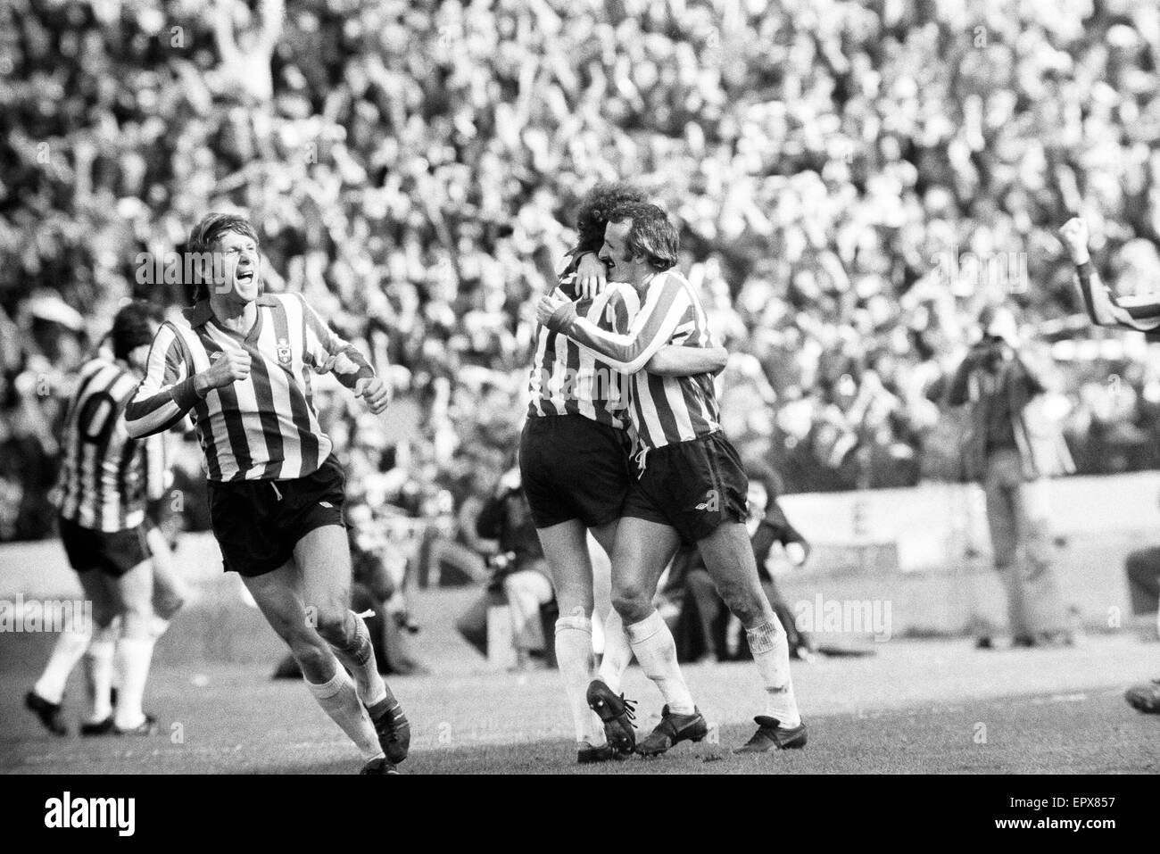 Southampton 2-0 Crystal Palace. FA Cup Semi Final. Saturday 3rd April 1976. Stock Photo