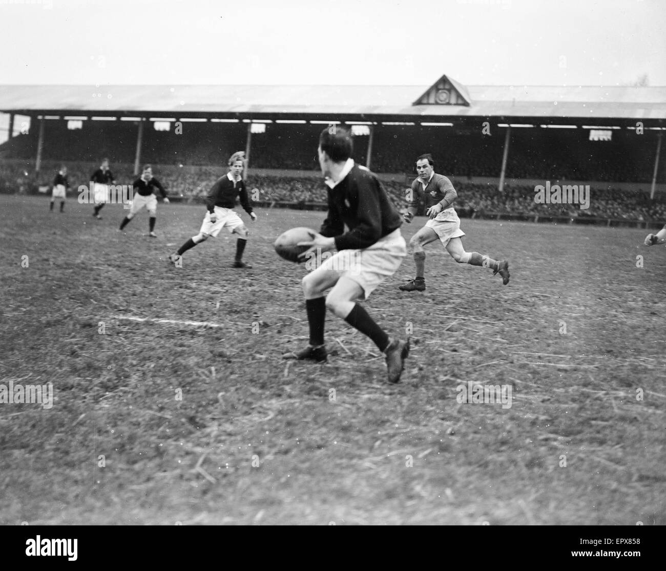 Action from the Wales v Scotland Home Nations Championship held at St
