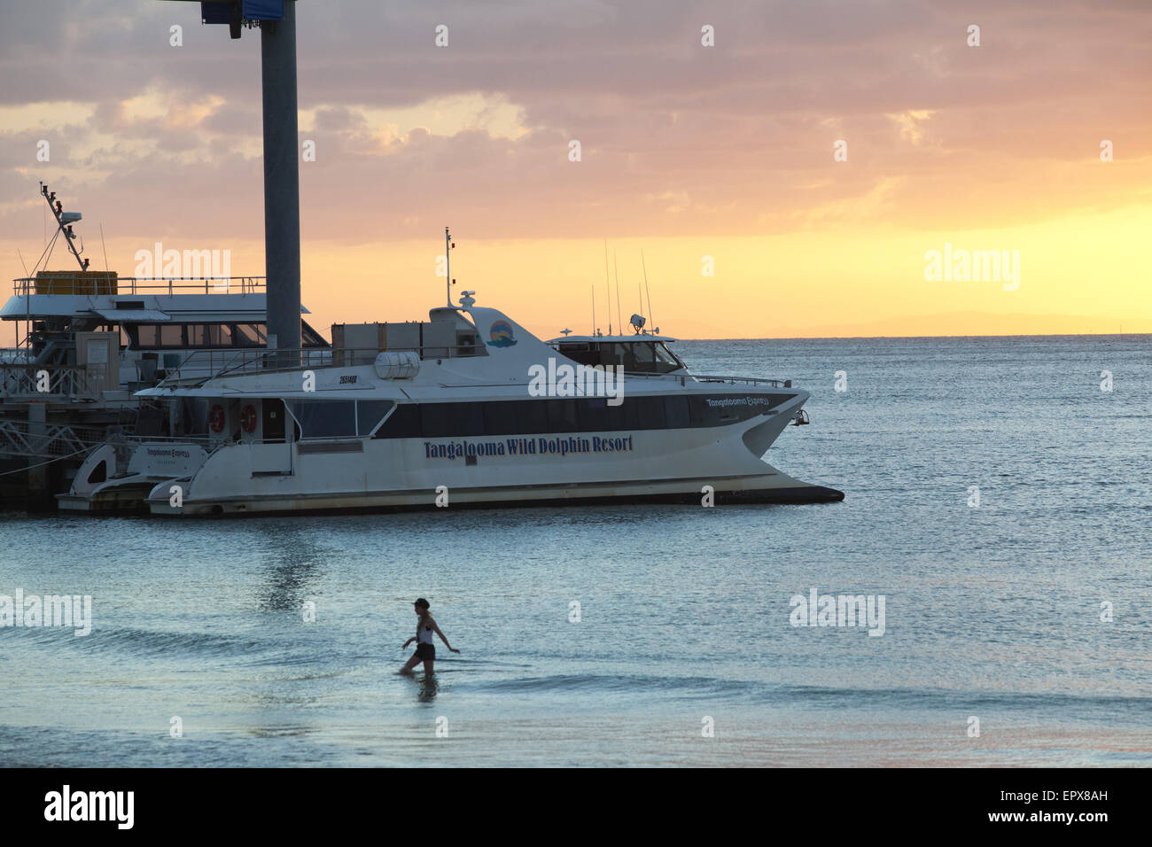 Moreton Island Ferry,Queensland,Australia Stock Photo Alamy