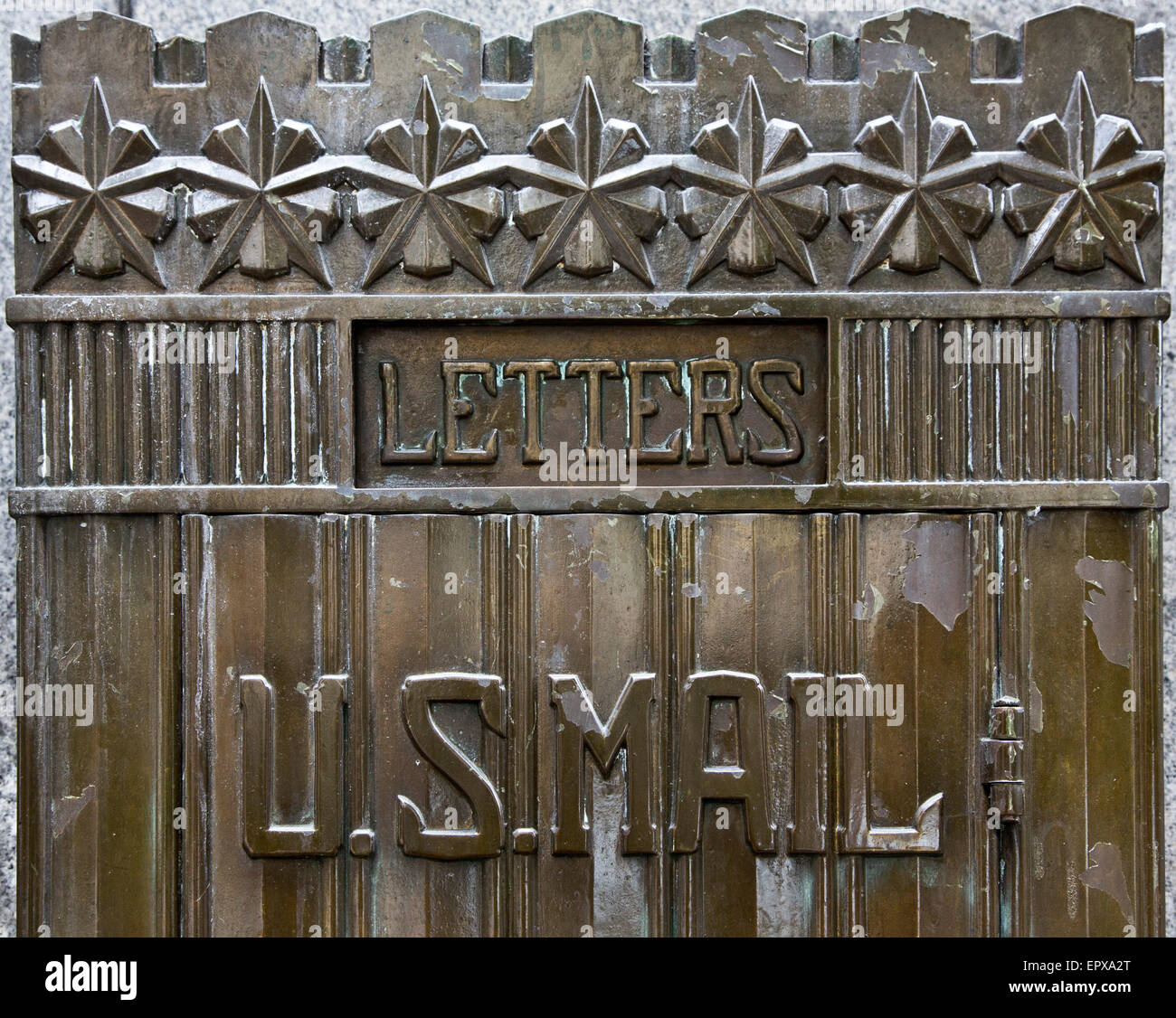 Art Deco Doors in Los Angeles Stock Photo Alamy